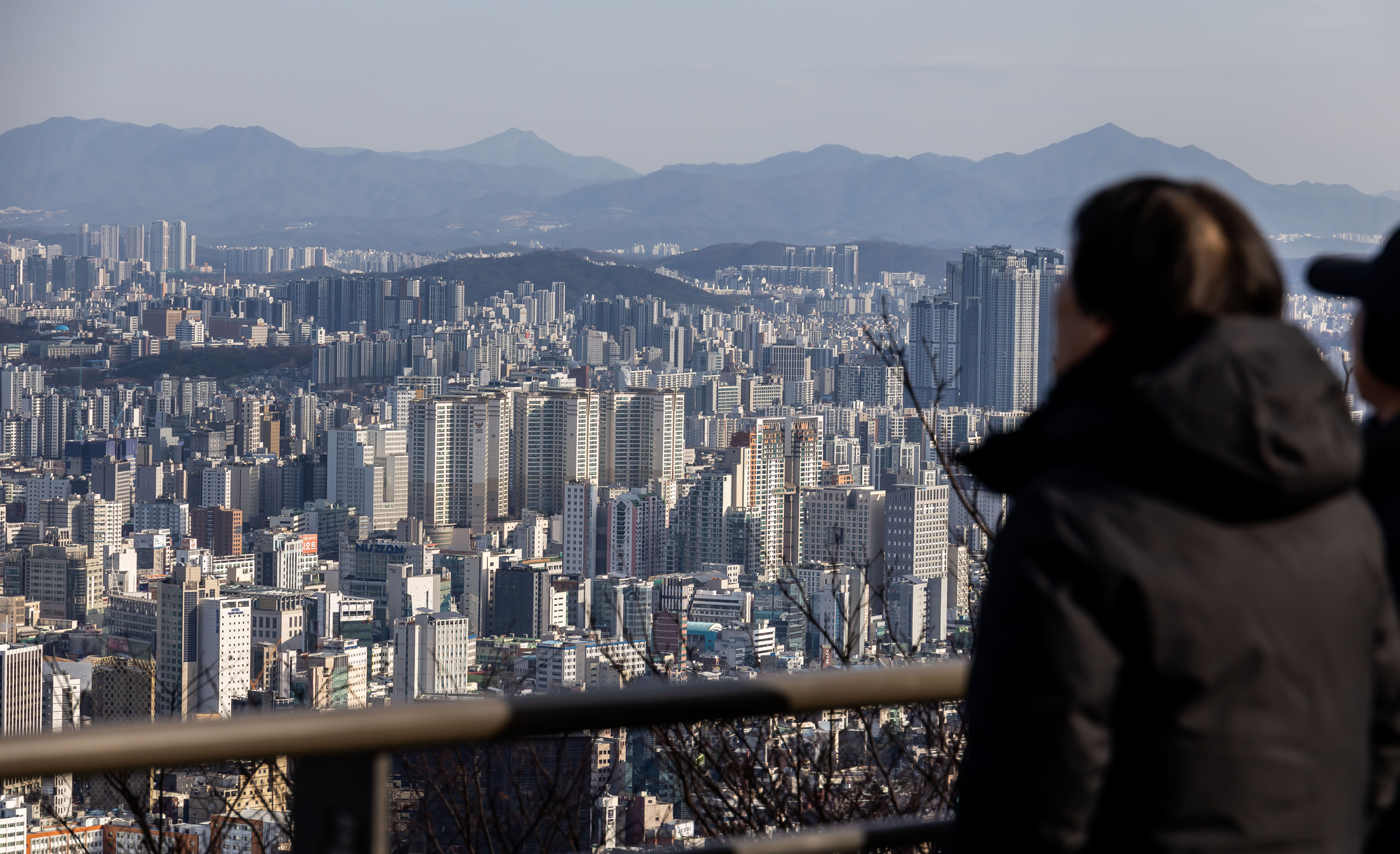 경제;부동산;아파트;서울아파트;서울시내아파트단지;남산;서울집값고공행진
