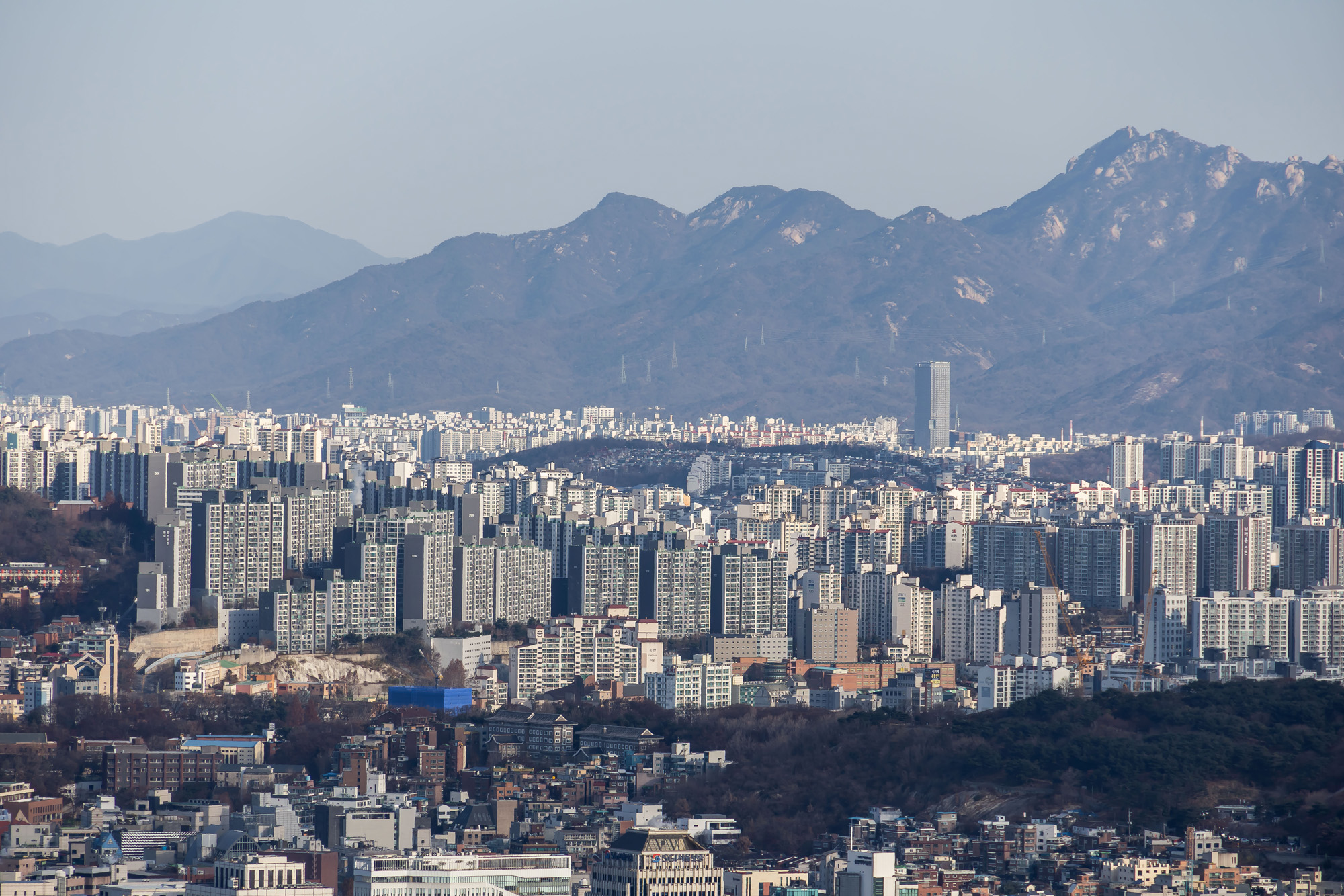 경제;부동산;아파트;서울아파트;서울시내아파트단지;남산;서울집값고공행진