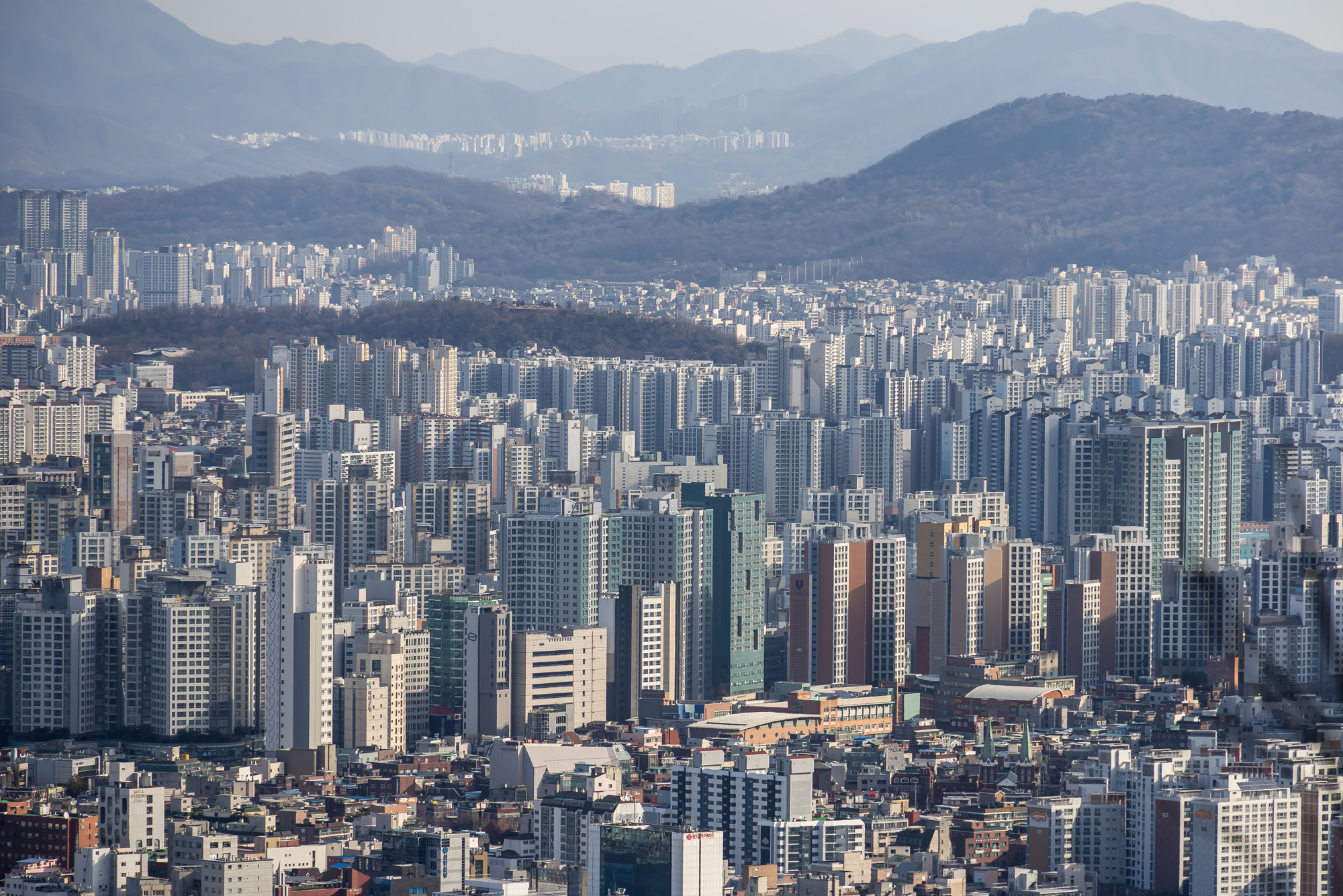 경제;부동산;아파트;서울아파트;서울시내아파트단지;남산;서울집값고공행진
