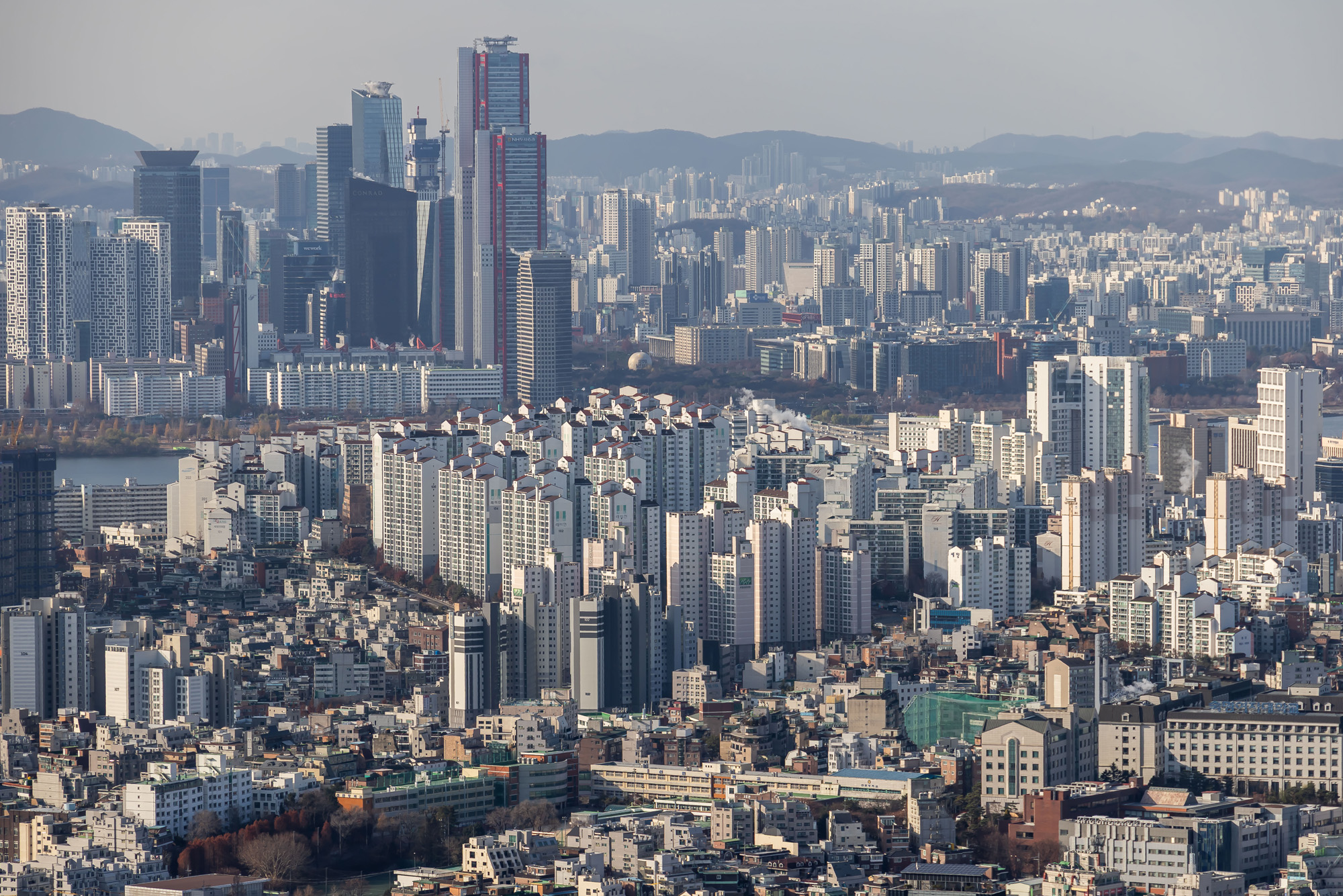 경제;부동산;아파트;서울아파트;서울시내아파트단지;남산;서울집값고공행진