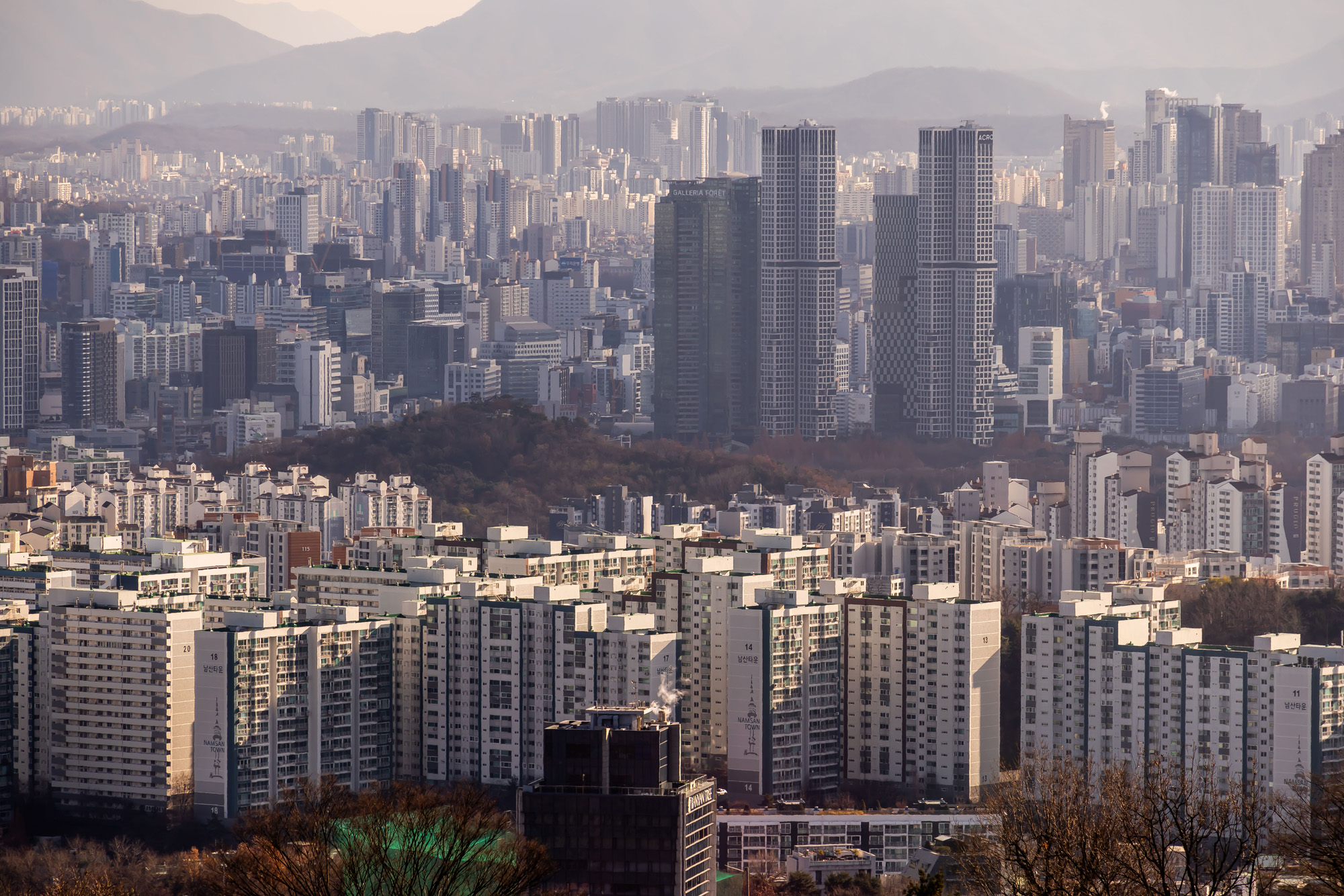 경제;부동산;아파트;서울아파트;서울시내아파트단지;남산;서울집값고공행진