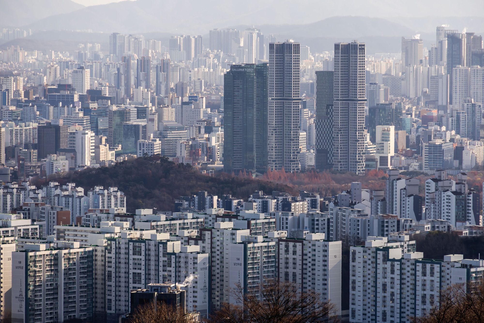 경제;부동산;아파트;서울아파트;서울시내아파트단지;남산;서울집값고공행진