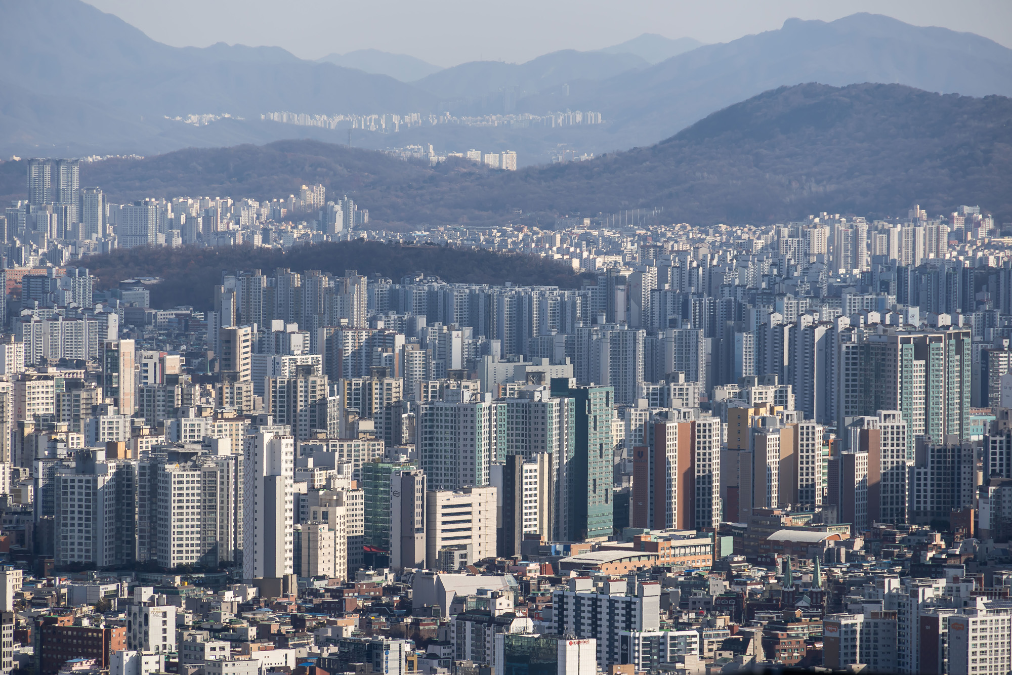 경제;부동산;아파트;서울아파트;서울시내아파트단지;남산;서울집값고공행진