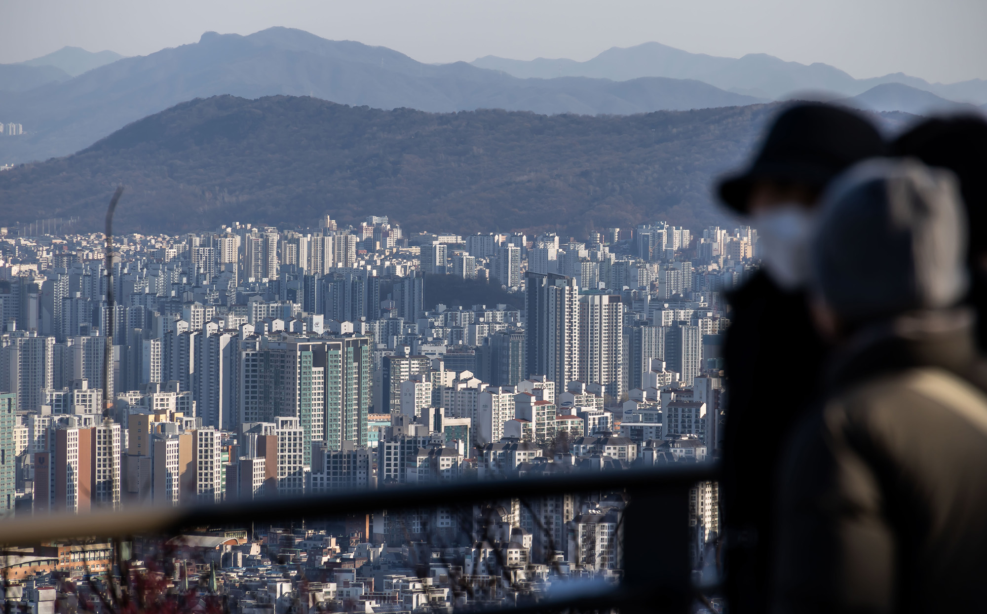 경제;부동산;아파트;서울아파트;서울시내아파트단지;남산;서울집값고공행진
