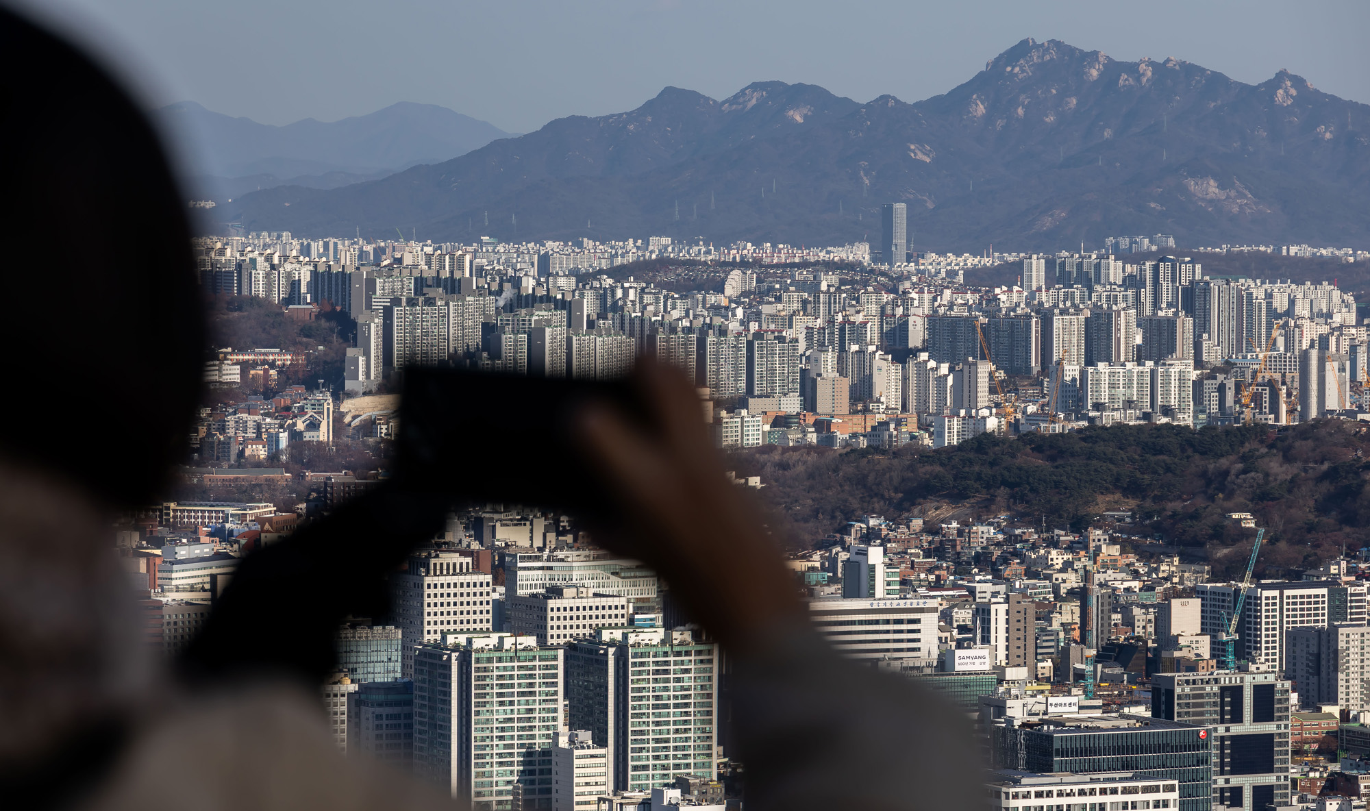경제;부동산;아파트;서울아파트;서울시내아파트단지;남산;서울집값고공행진