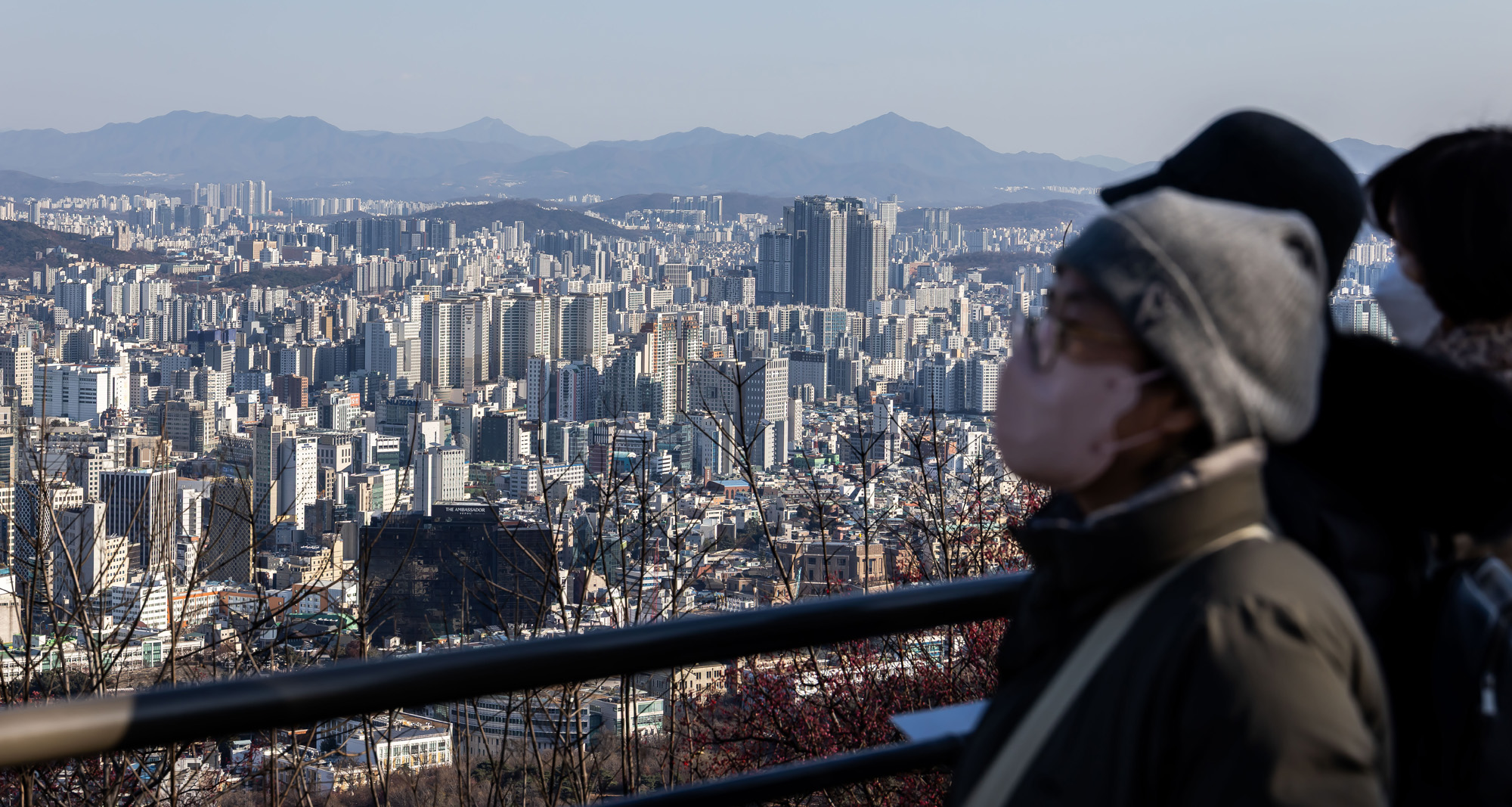 경제;부동산;아파트;서울아파트;서울시내아파트단지;남산;서울집값고공행진