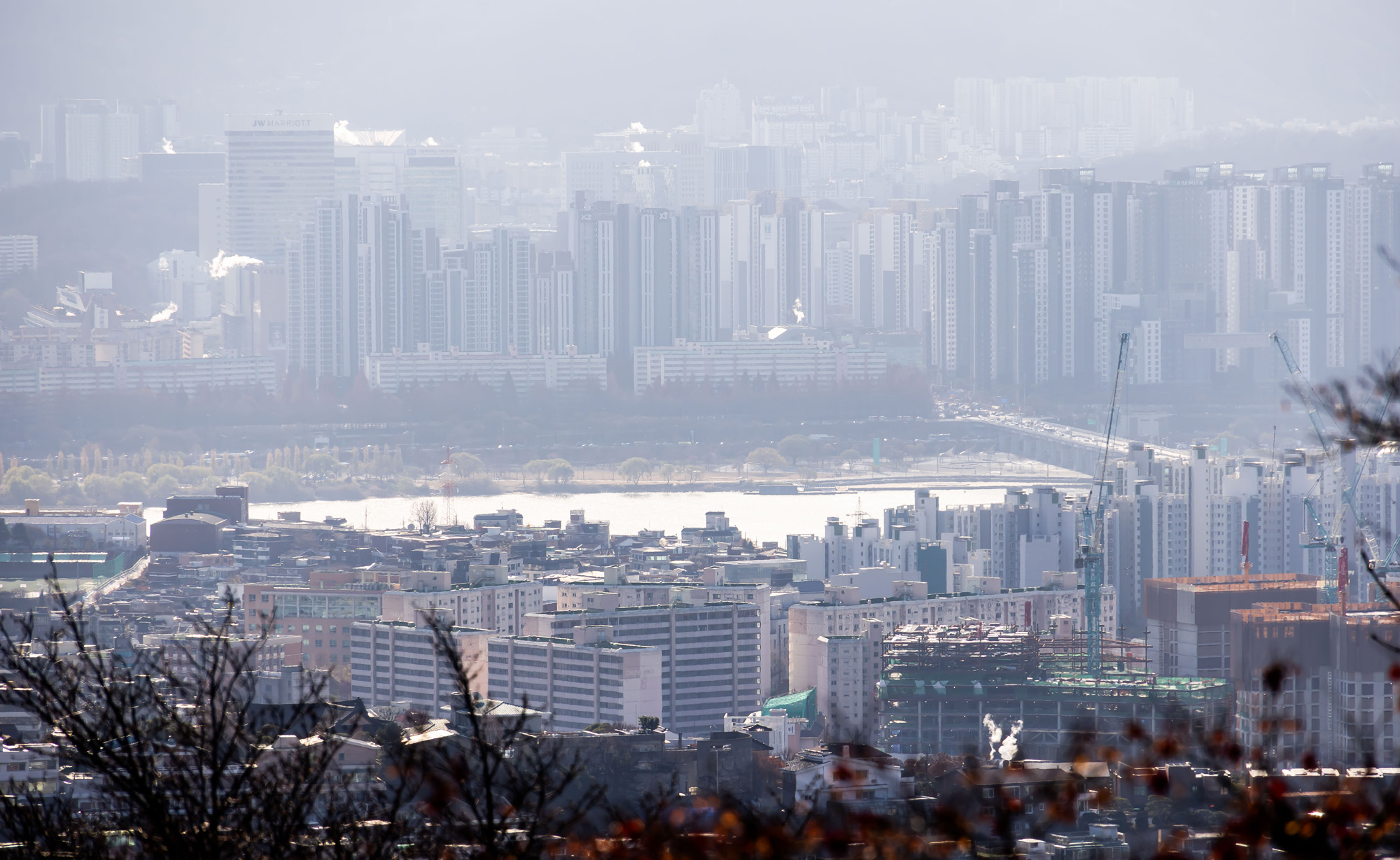 경제;부동산;아파트;서울아파트;서울시내아파트단지;남산;서울집값고공행진