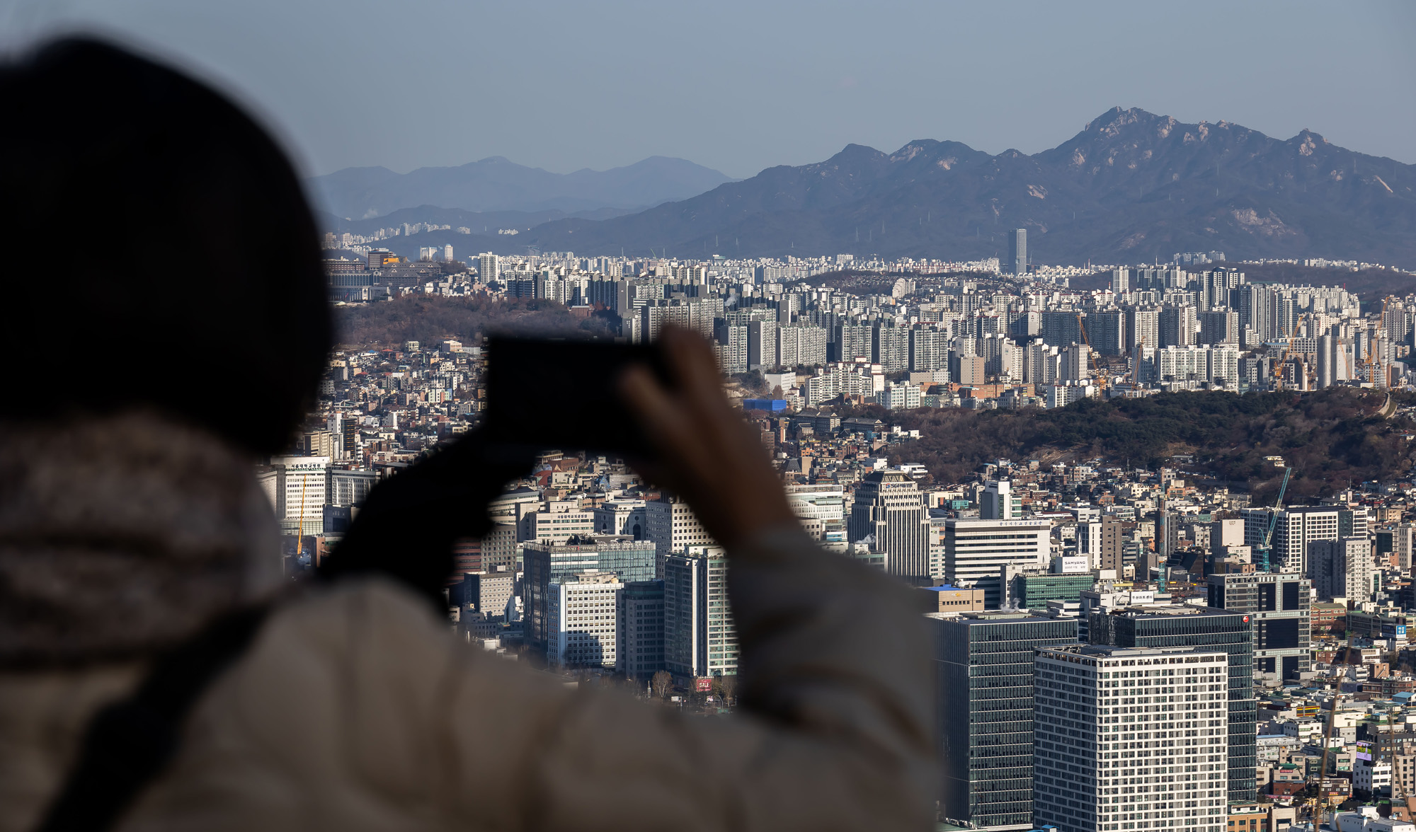 경제;부동산;아파트;서울아파트;서울시내아파트단지;남산;서울집값고공행진