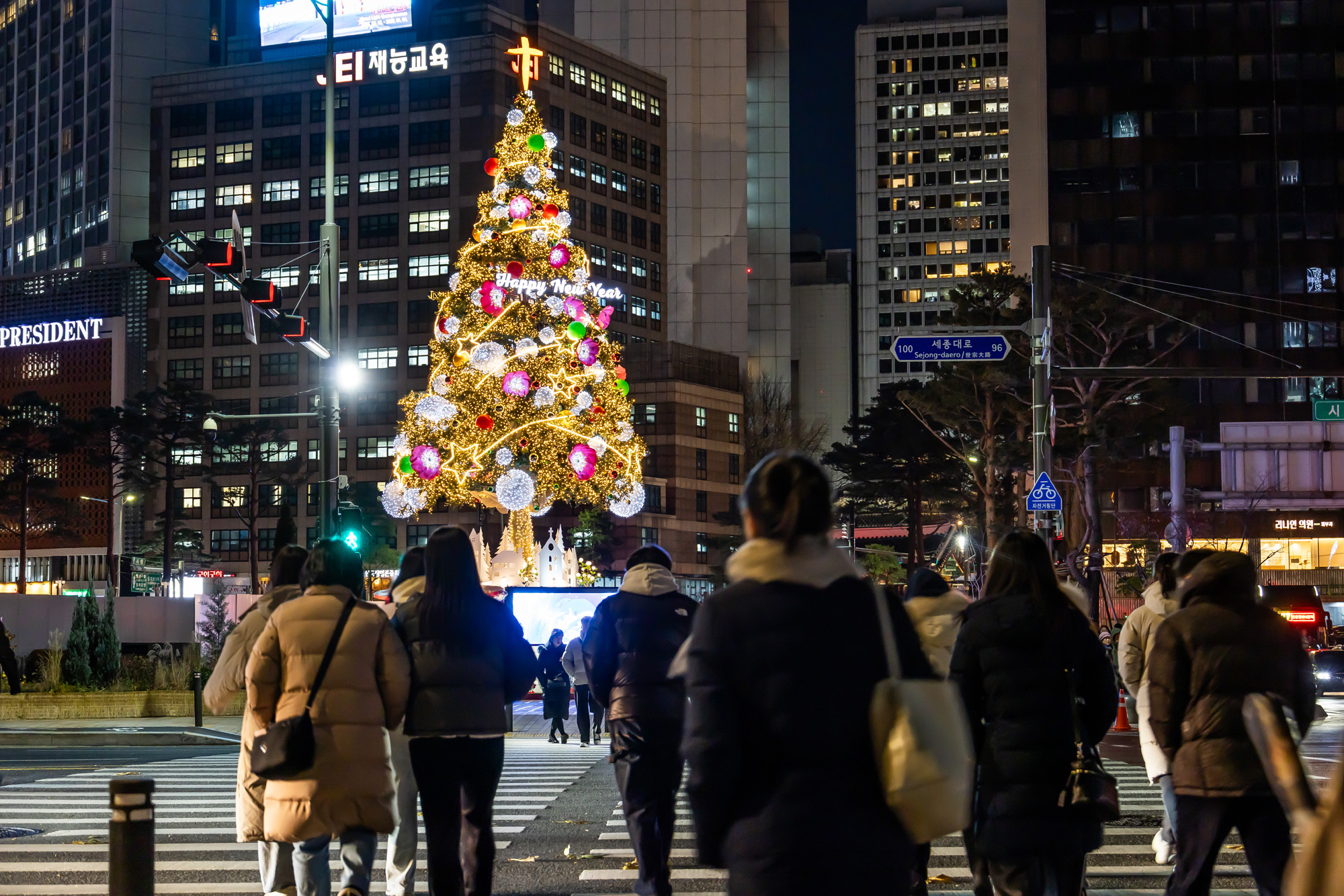 사회;세태;성탄트리;크리스마스트리;서울광장;시청광장;서울광장성탄트리;서울광장크리스마스트리