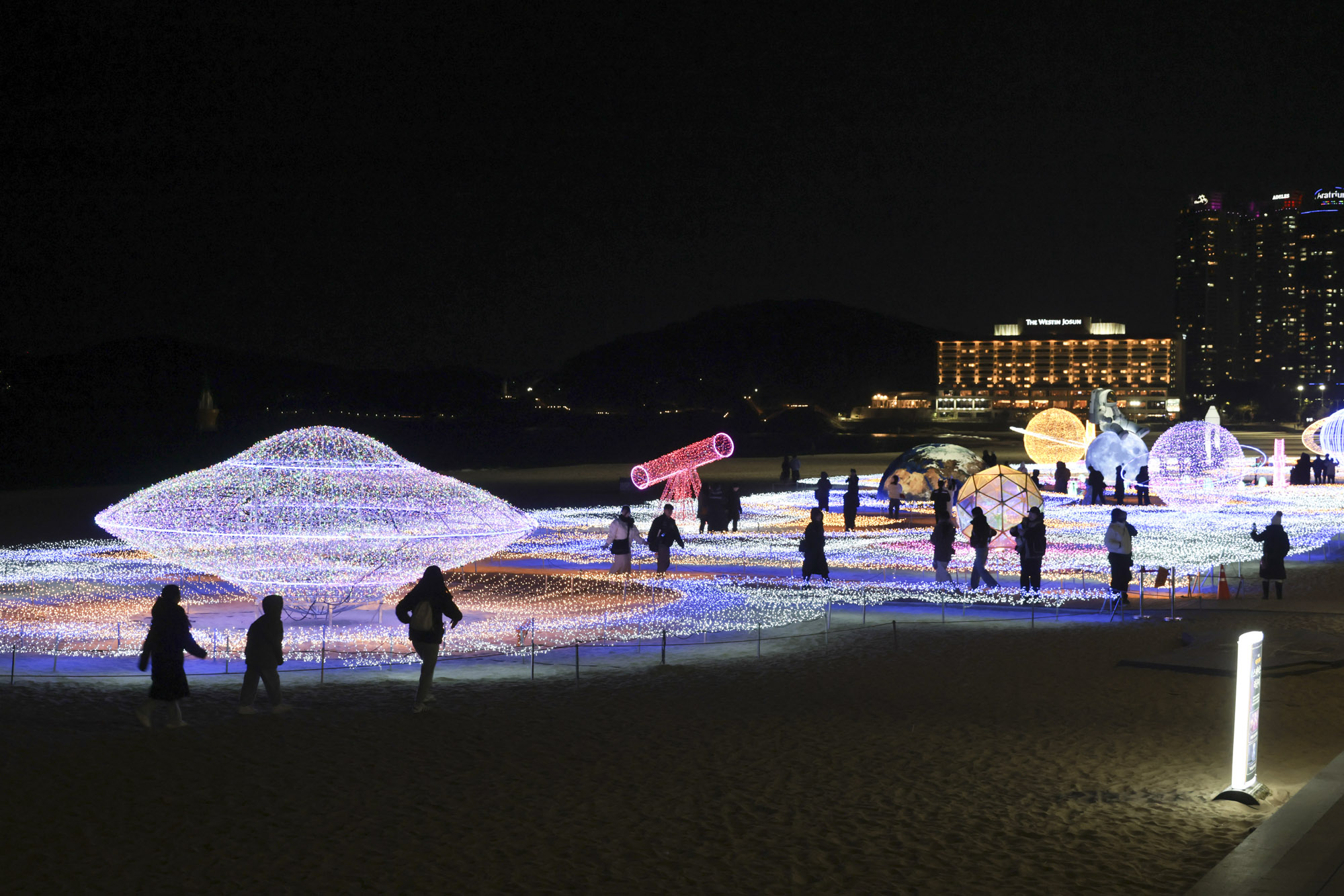 해운대빛축제;해운대;부산빛축제