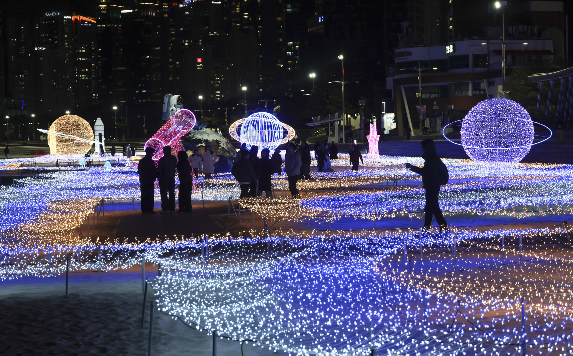 해운대빛축제;해운대;부산빛축제