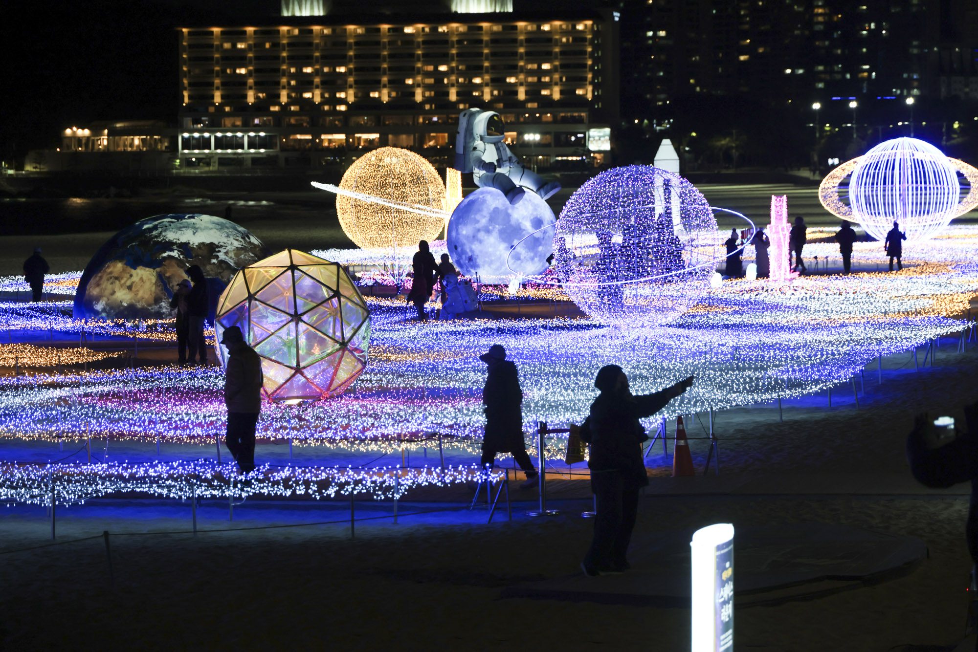 해운대빛축제;해운대;부산빛축제
