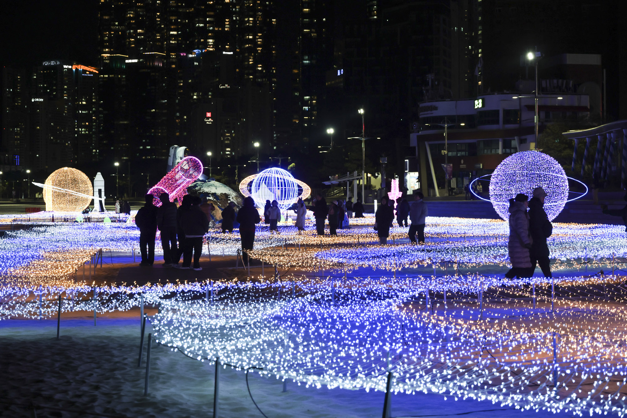 해운대빛축제;해운대;부산빛축제