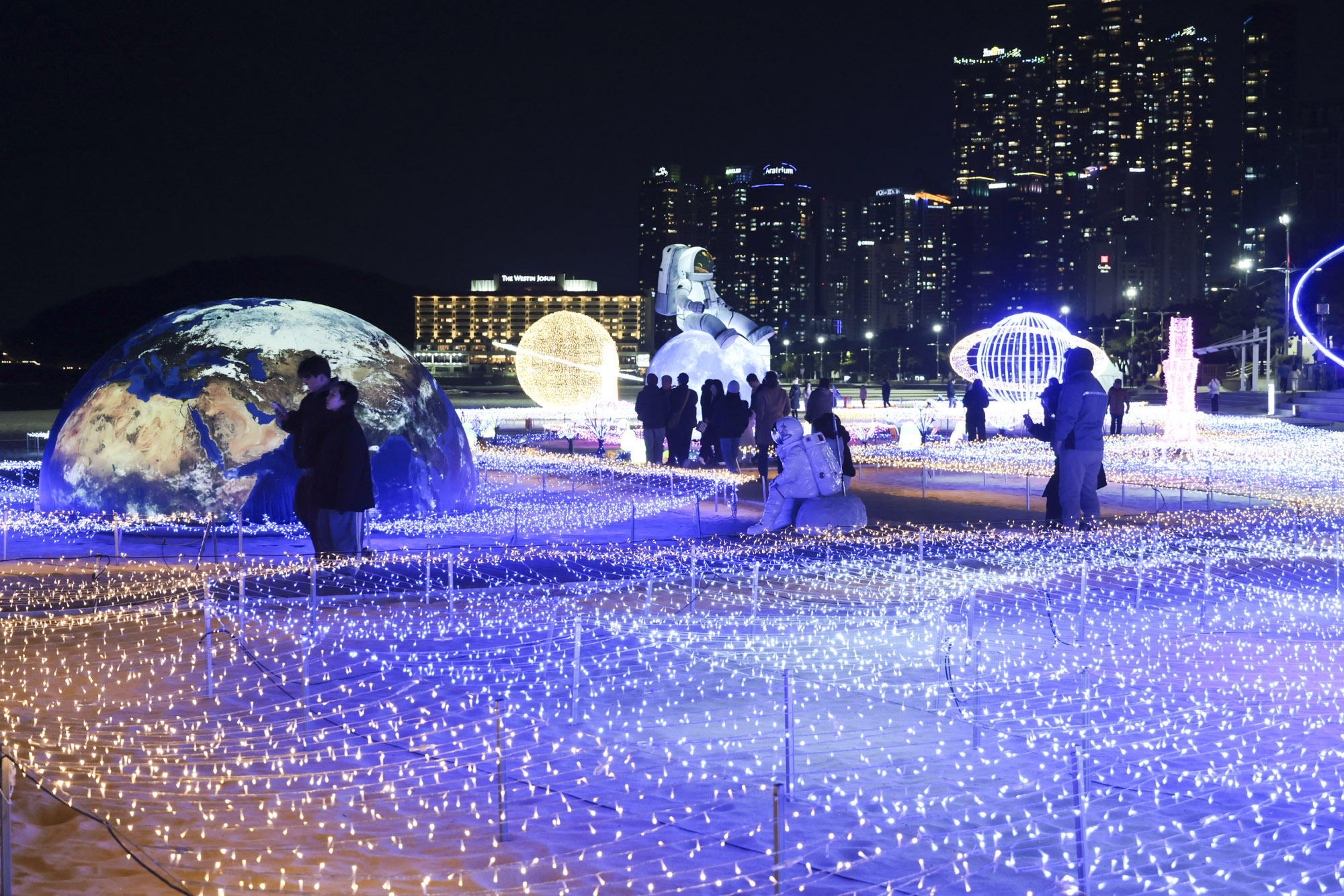 해운대빛축제;해운대;부산빛축제