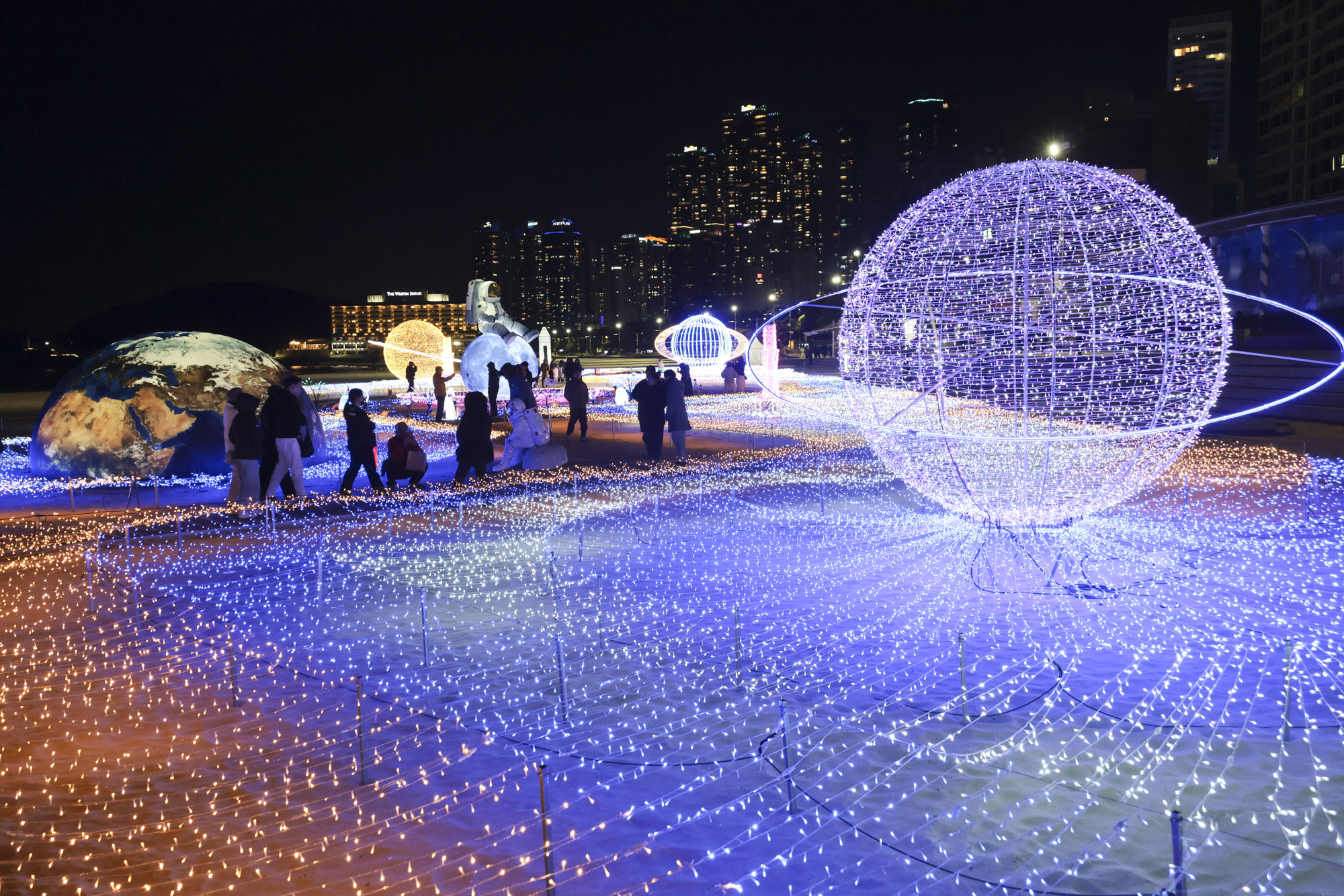 해운대빛축제;해운대;부산빛축제