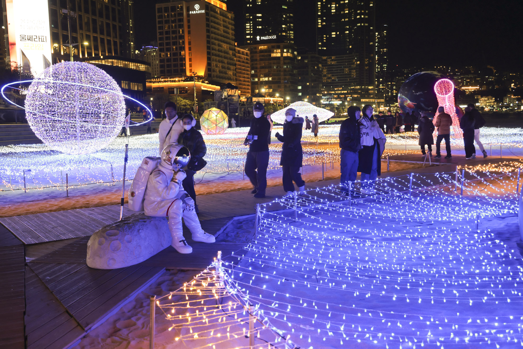 해운대빛축제;해운대;부산빛축제