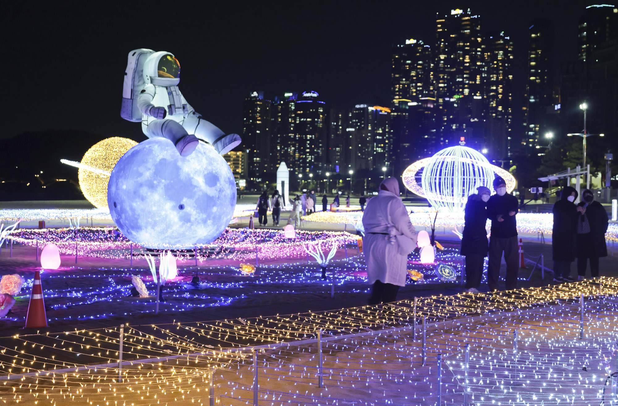 해운대빛축제;해운대;부산빛축제