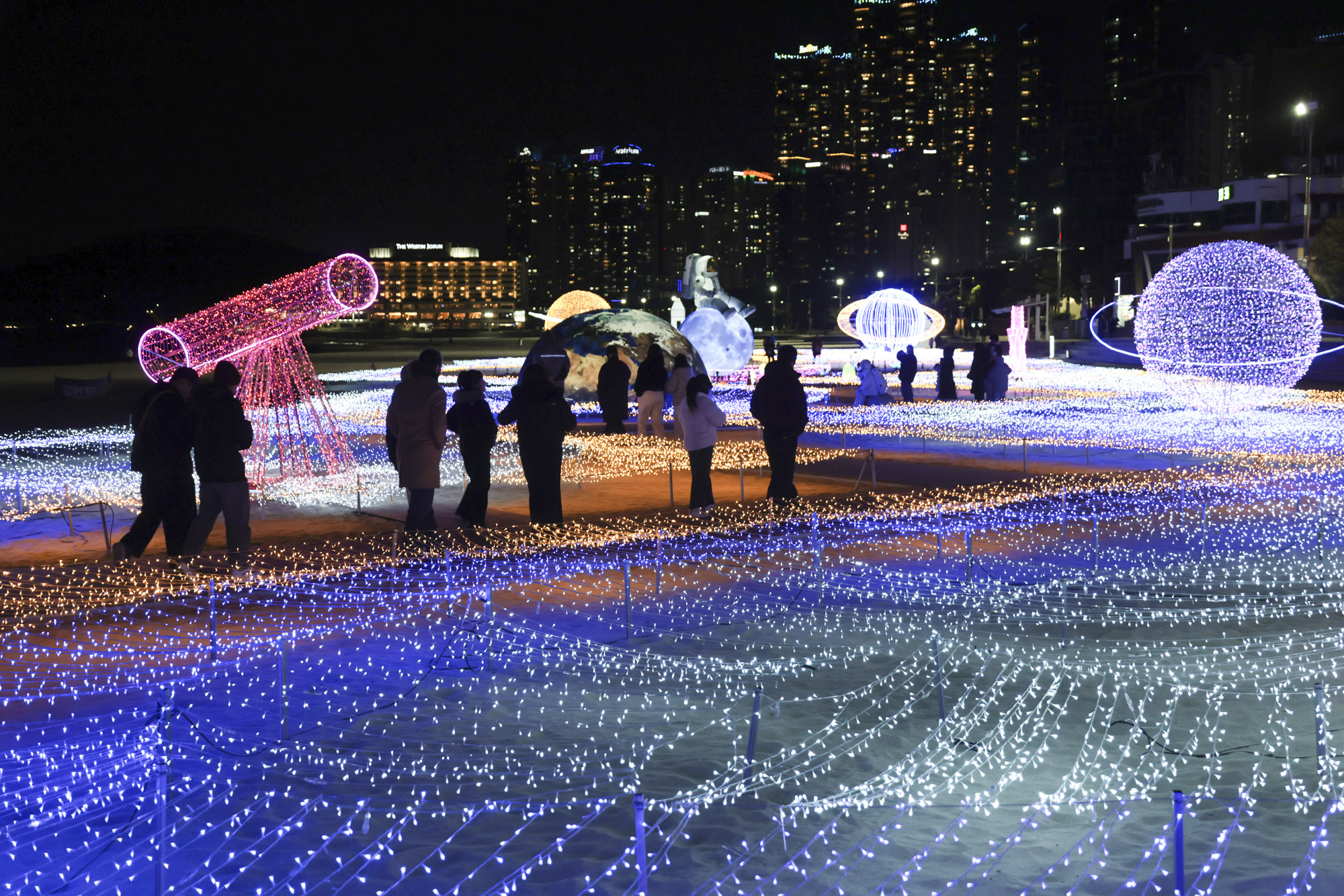 해운대빛축제;해운대;부산빛축제