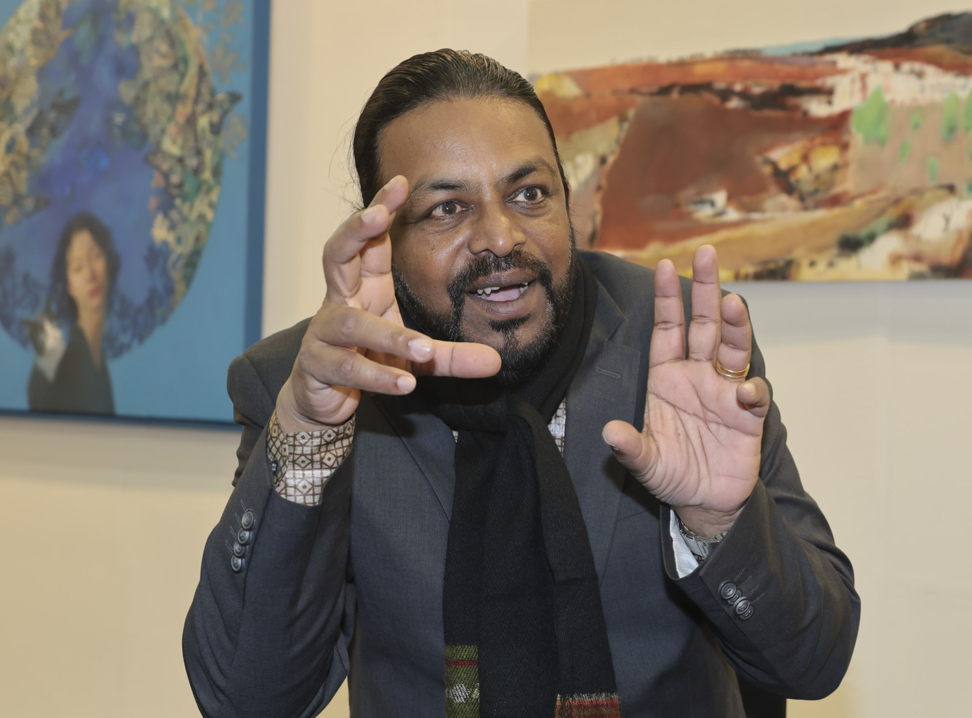 라티자퍼;소반쿠마르;인도작가;부산국제아트페어;유라시아부산국제아트페어