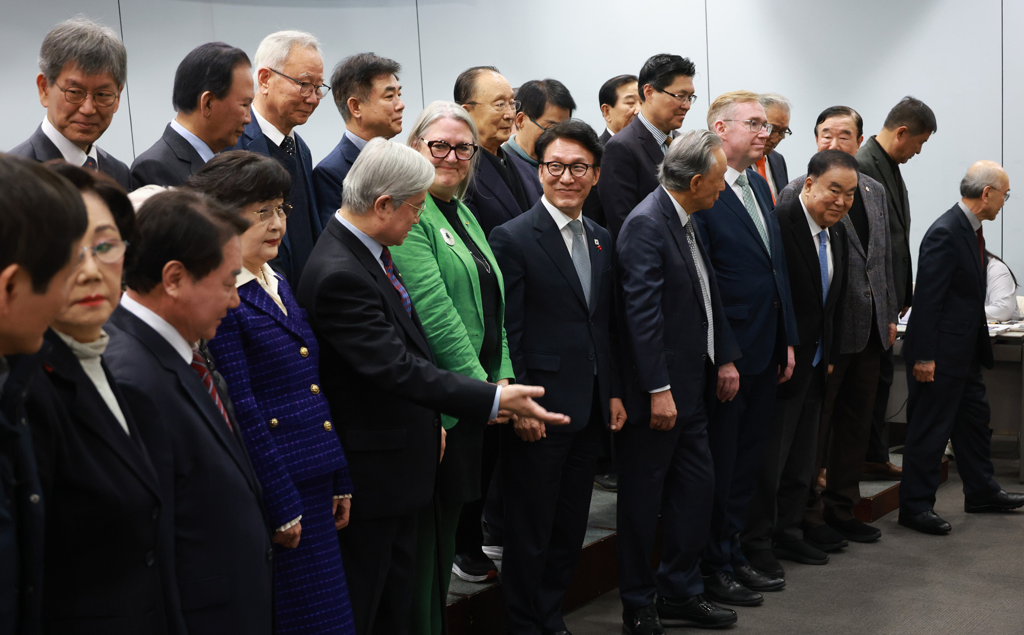 김대중;대통령;노벨평화상;수상 25주년;기념식;김민석;권노갑