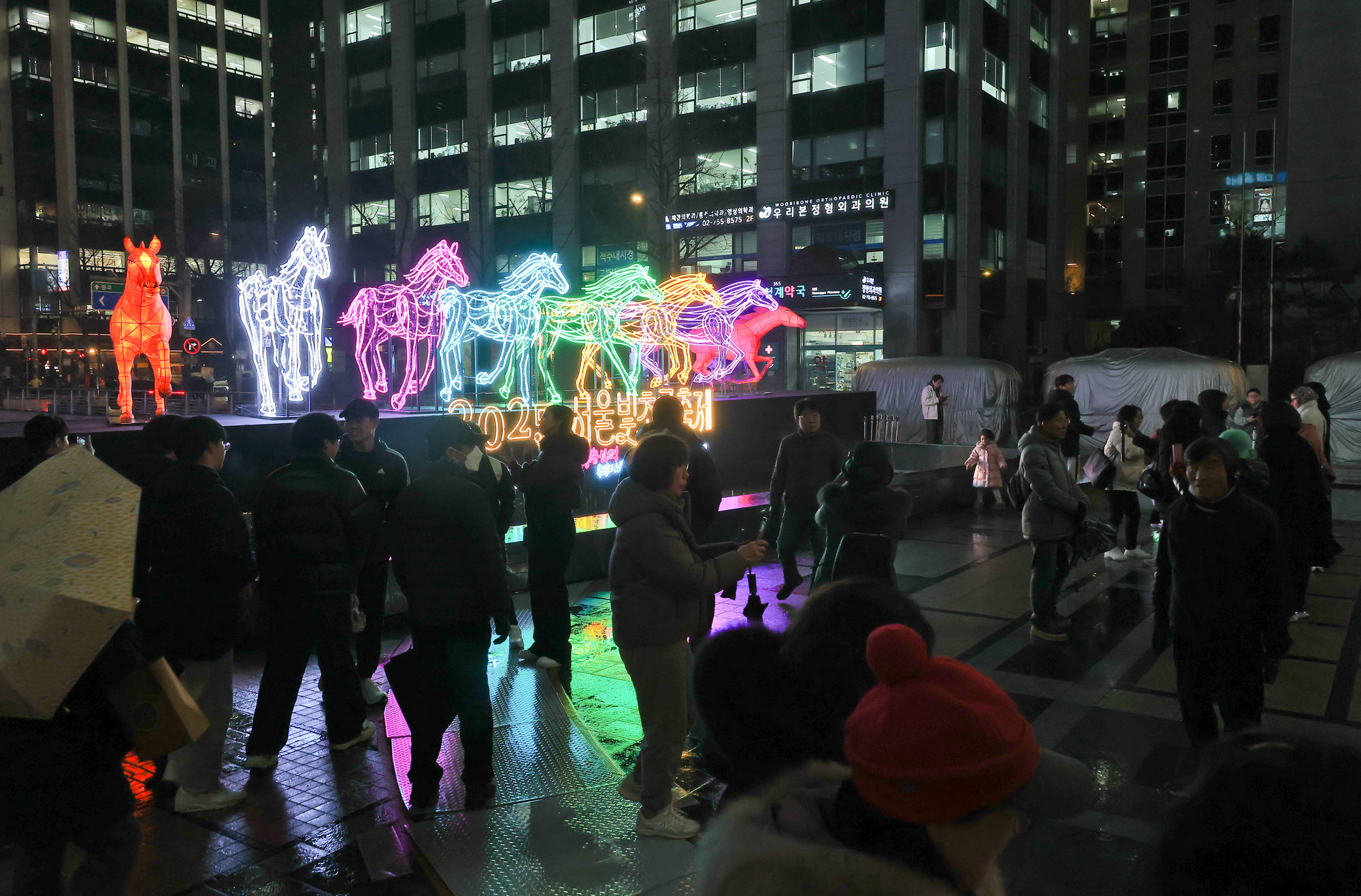 서울빛초롱축제;서울;윈터;페스타;청계천;미디어파사드