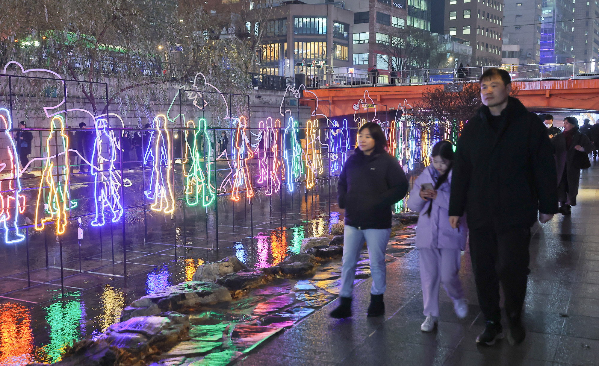 서울빛초롱축제;서울;윈터;페스타;청계천;미디어파사드