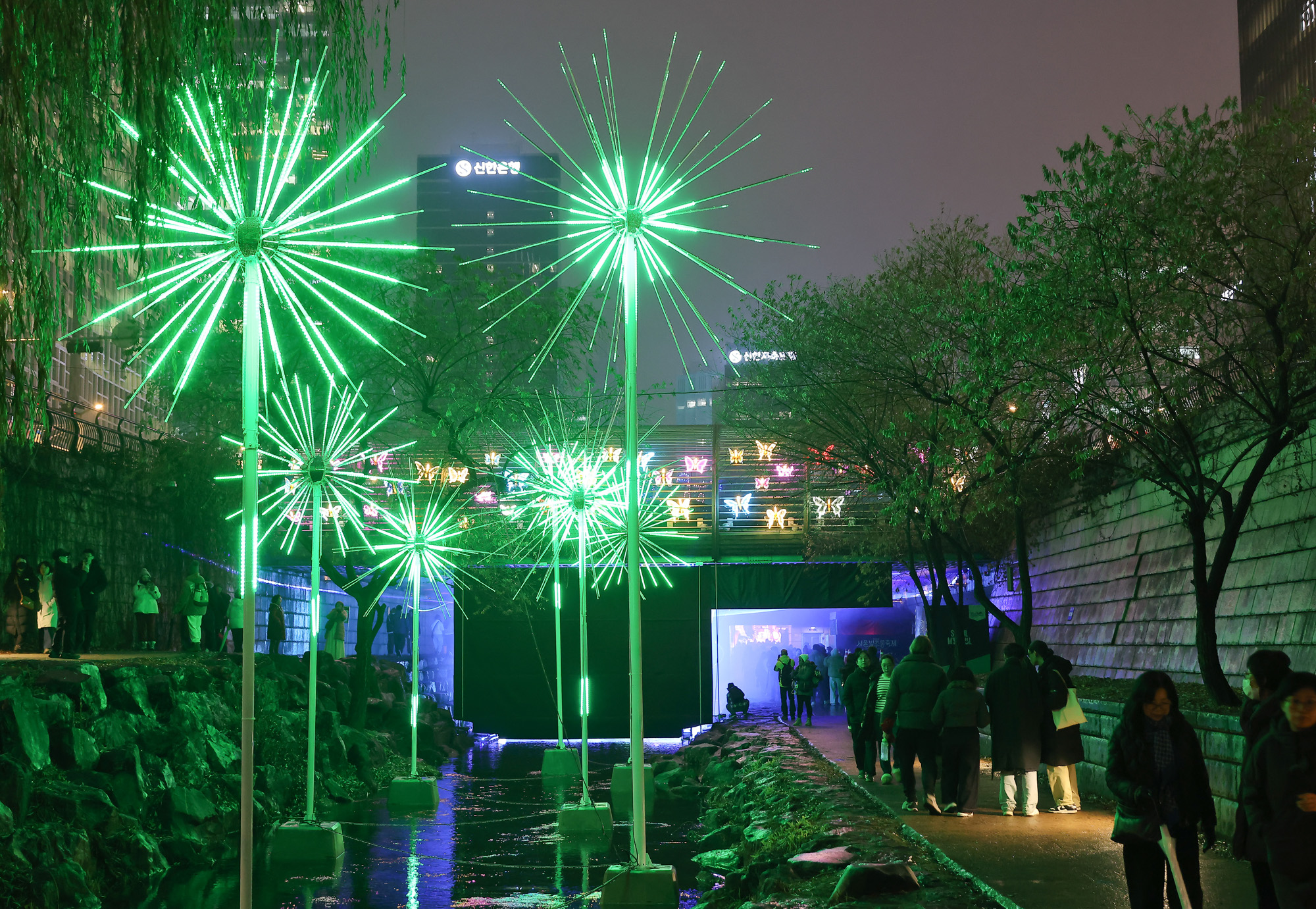 서울빛초롱축제;서울;윈터;페스타;청계천;미디어파사드