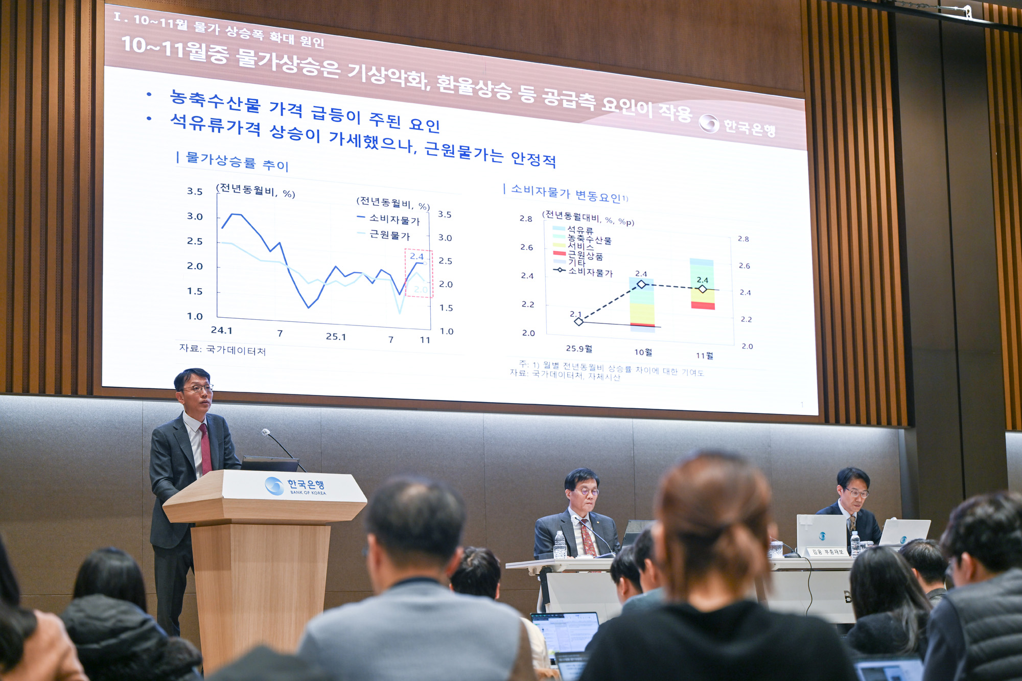 물가안정목표;운영상황;설명회;한국은행;이창용