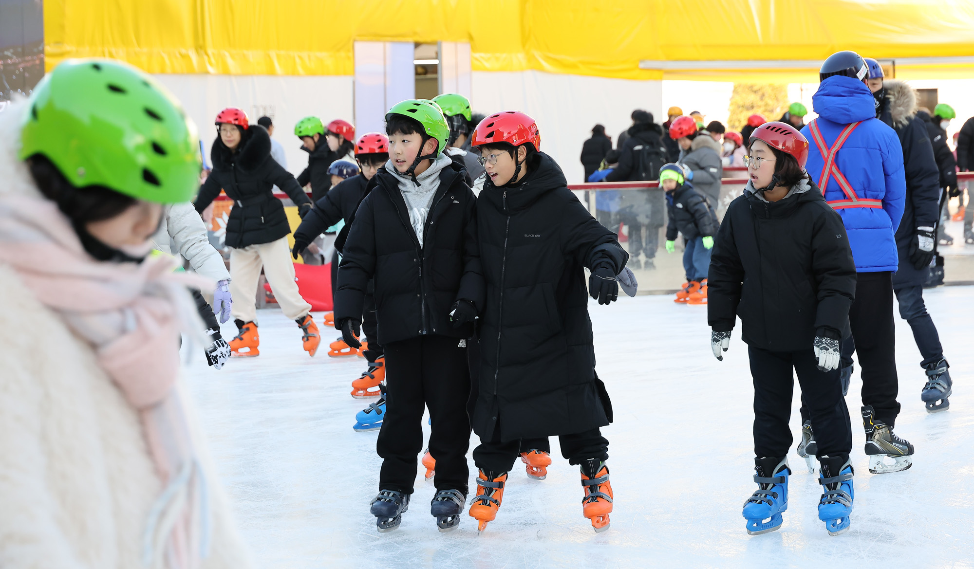 서울광장;스케이트장;스케이트