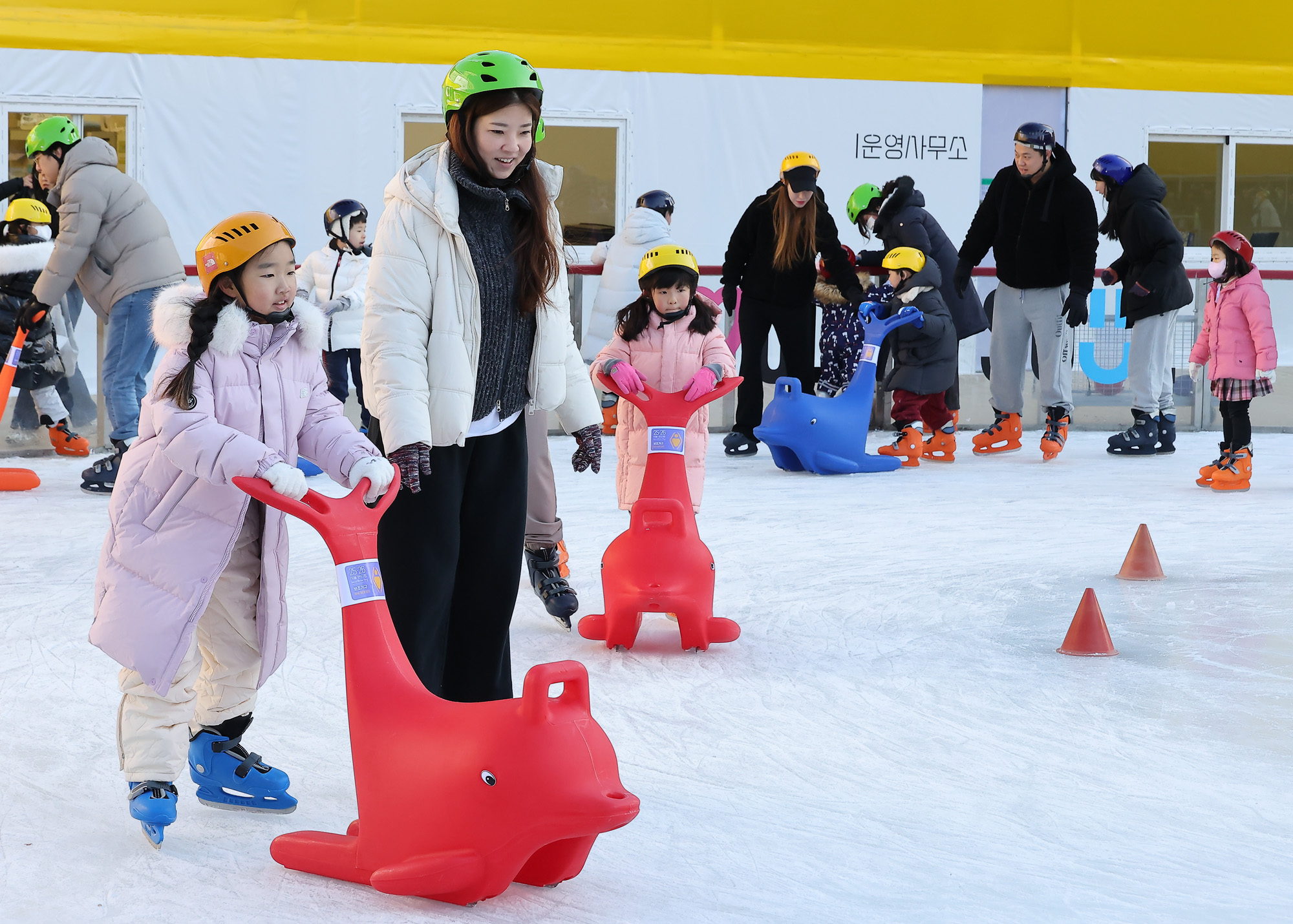 서울광장;스케이트장;스케이트