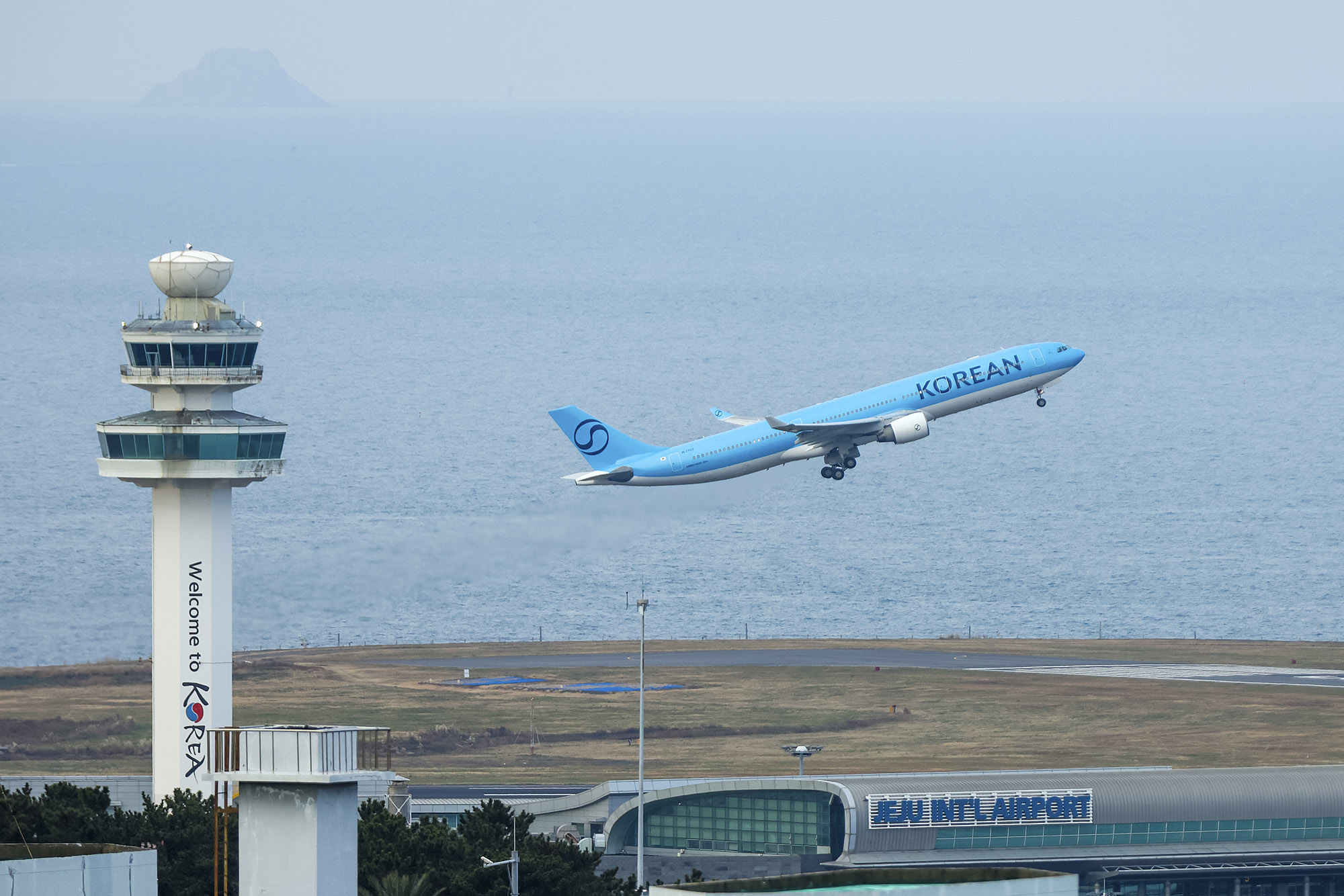 대한항공;신도장;제주국제공항;여객기;항공기