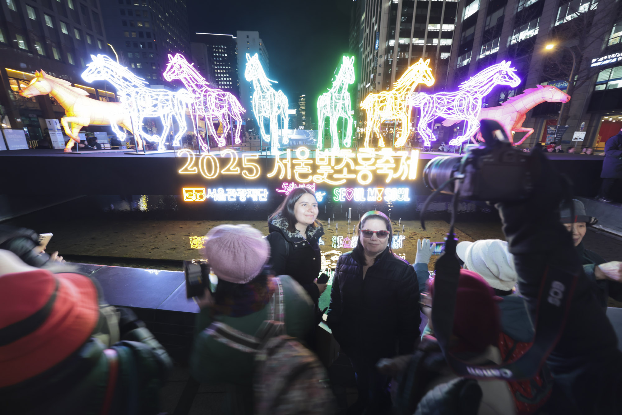 빛초롱축제;서울빛초롱축제;말조각상;말조형물