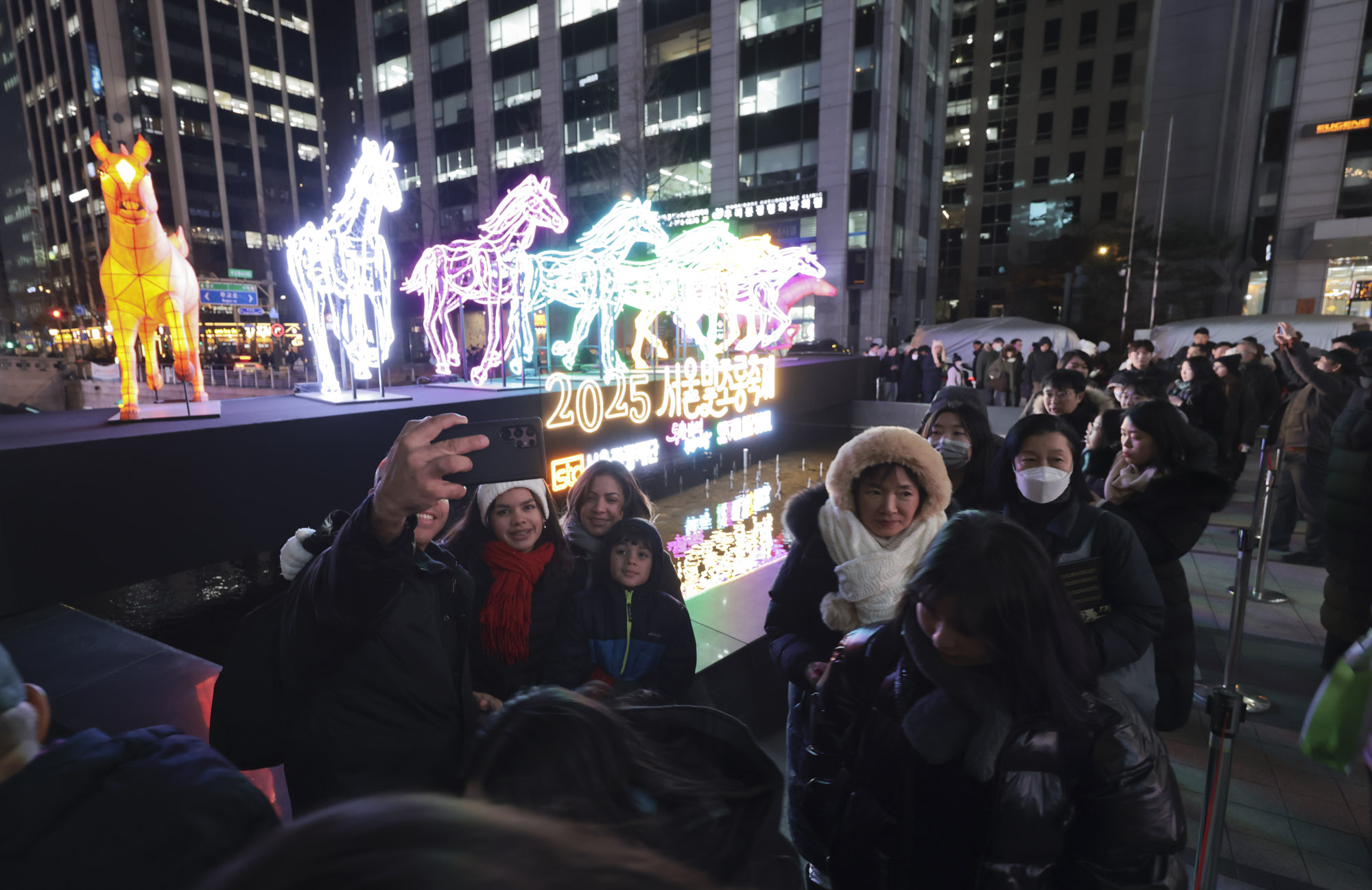 빛초롱축제;서울빛초롱축제;말조각상;말조형물
