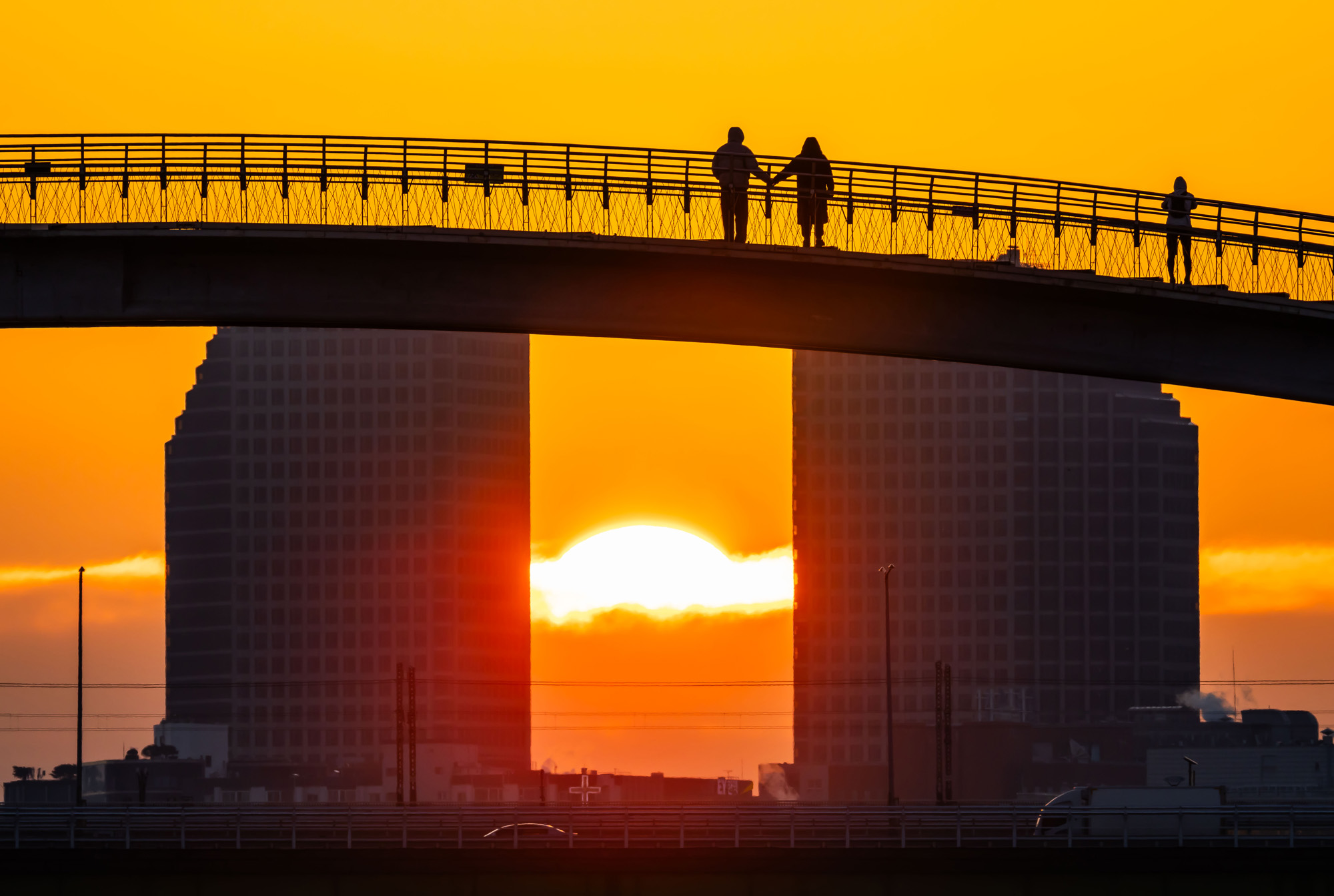 사회;세태;일출;신년일출;크리스마스일출;선유도공원일출;선유교일출