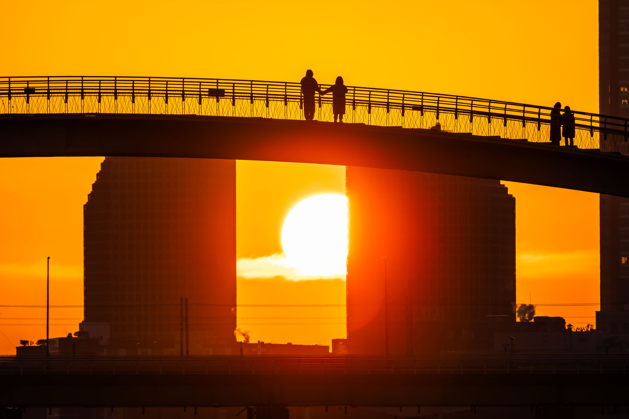 사회;세태;일출;신년일출;크리스마스일출;선유도공원일출;선유교일출