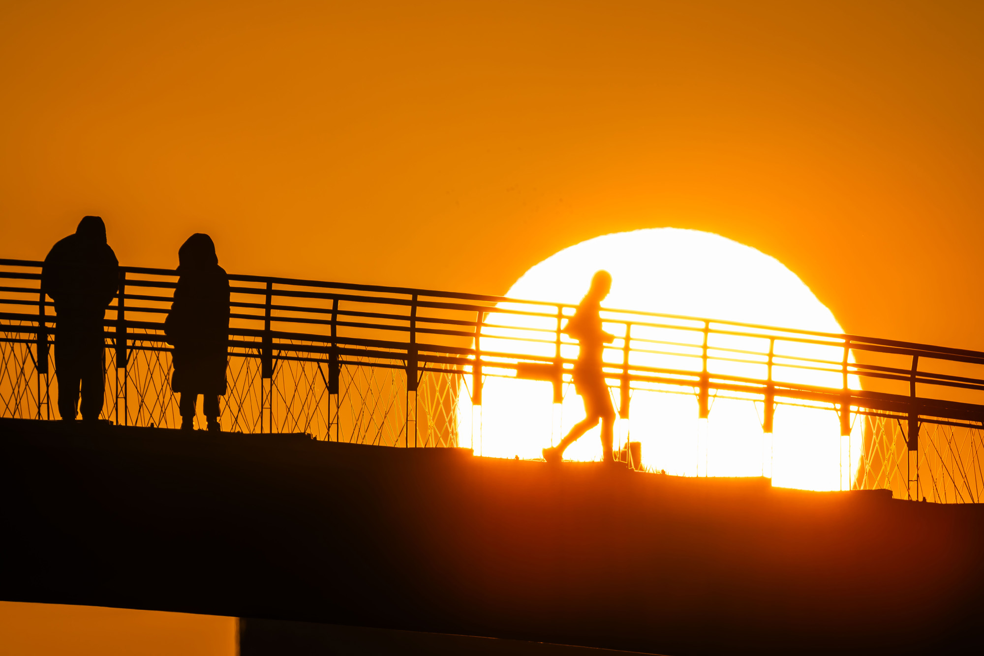 사회;세태;일출;신년일출;크리스마스일출;선유도공원일출;선유교일출