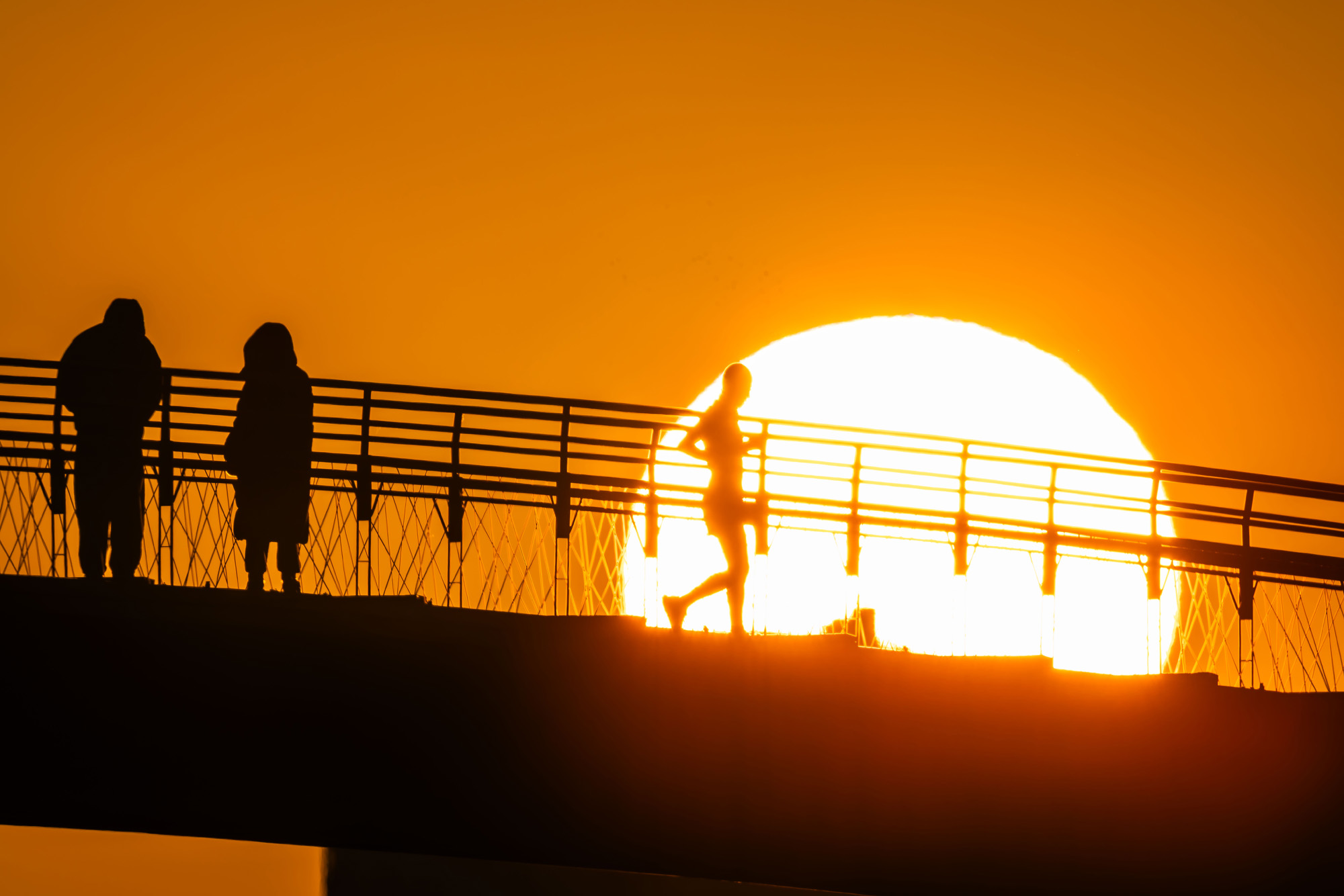 사회;세태;일출;신년일출;크리스마스일출;선유도공원일출;선유교일출