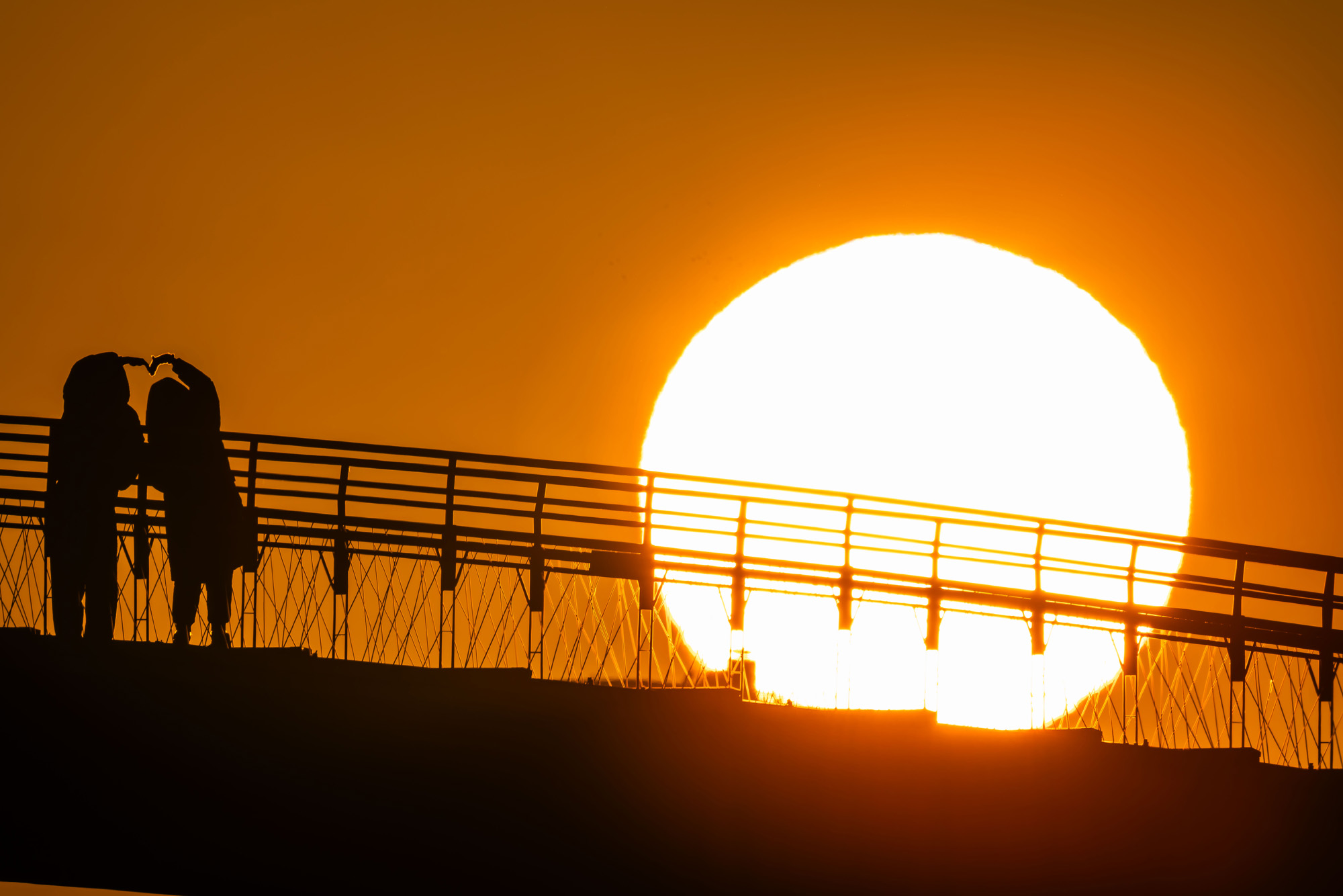 사회;세태;일출;신년일출;크리스마스일출;선유도공원일출;선유교일출