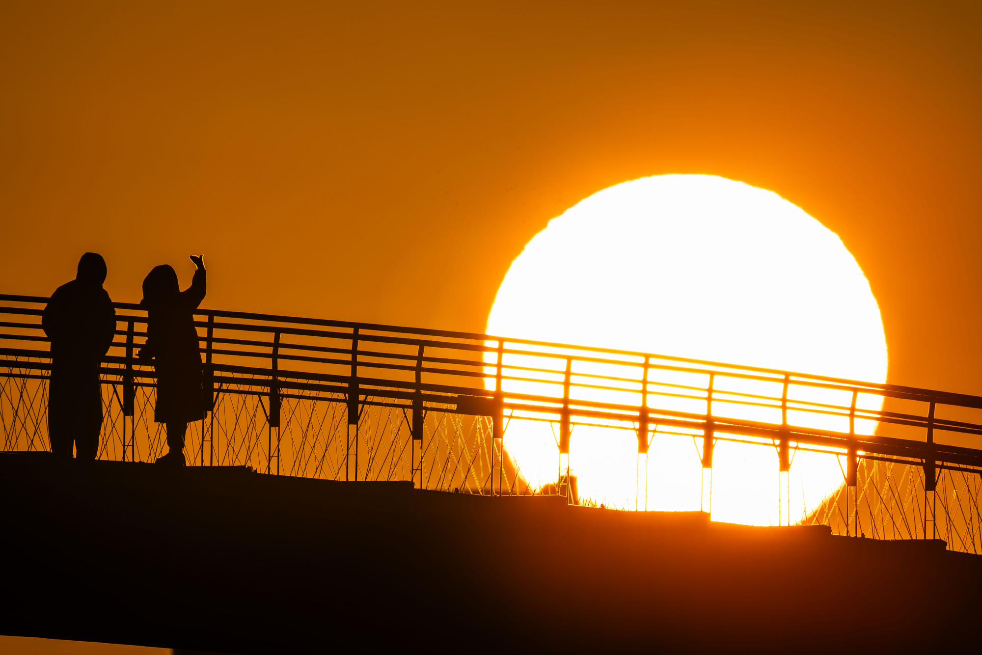 사회;세태;일출;신년일출;크리스마스일출;선유도공원일출;선유교일출