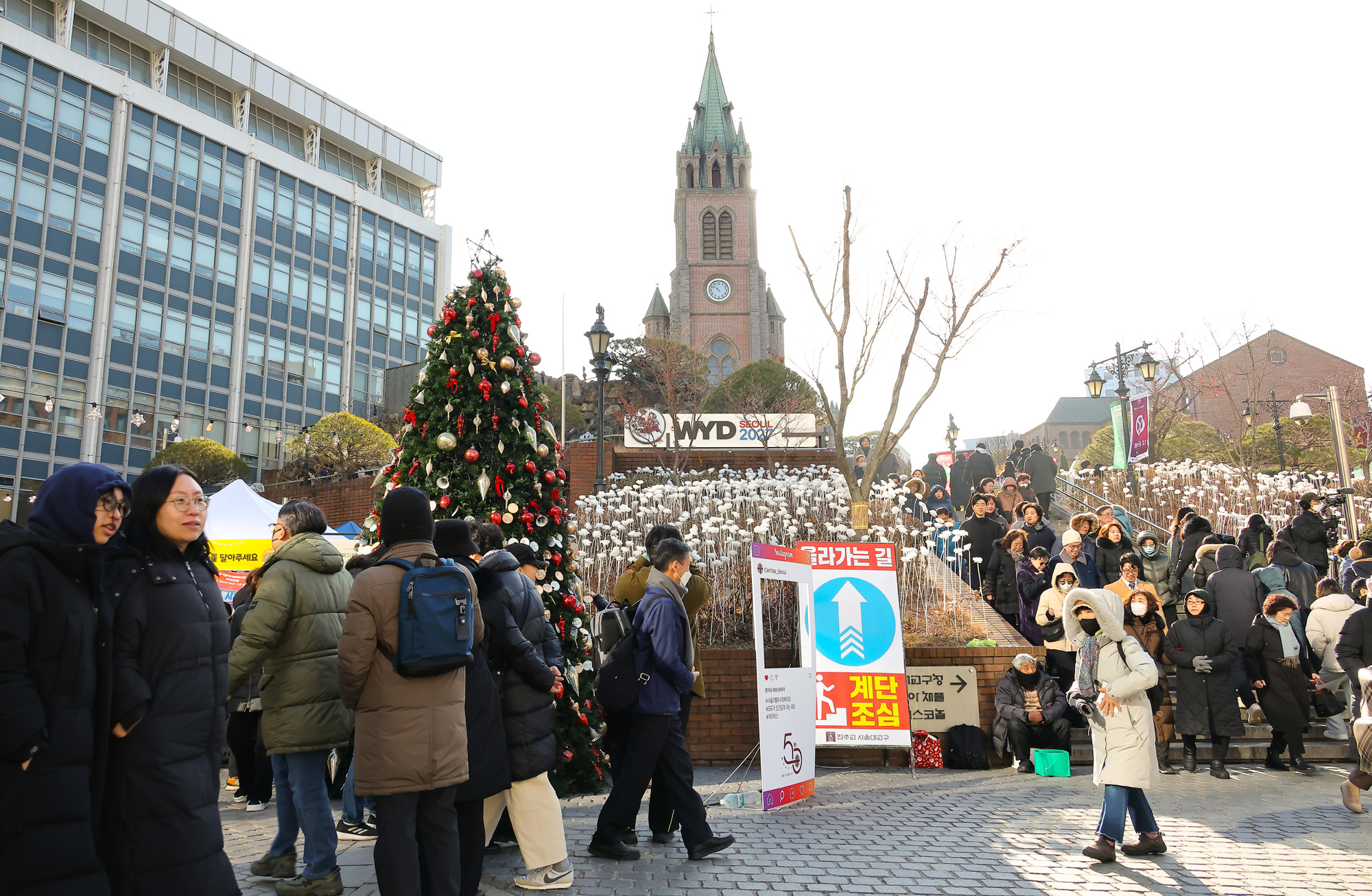 명동성당;성탄절;미사;예수;구유;크리스마스