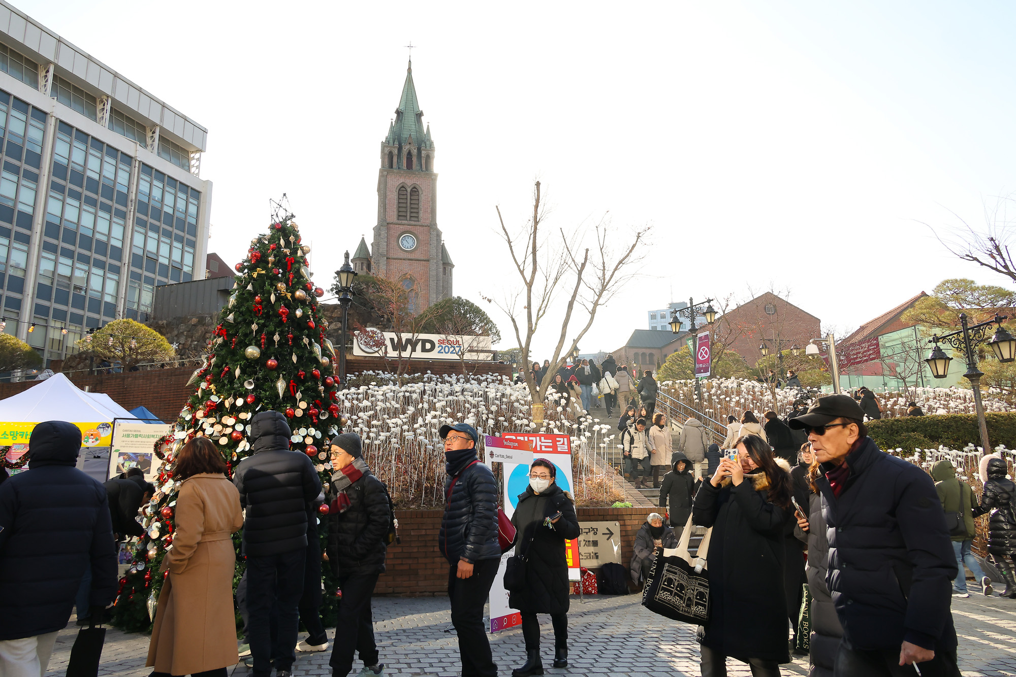 명동성당;성탄절;미사;예수;구유;크리스마스