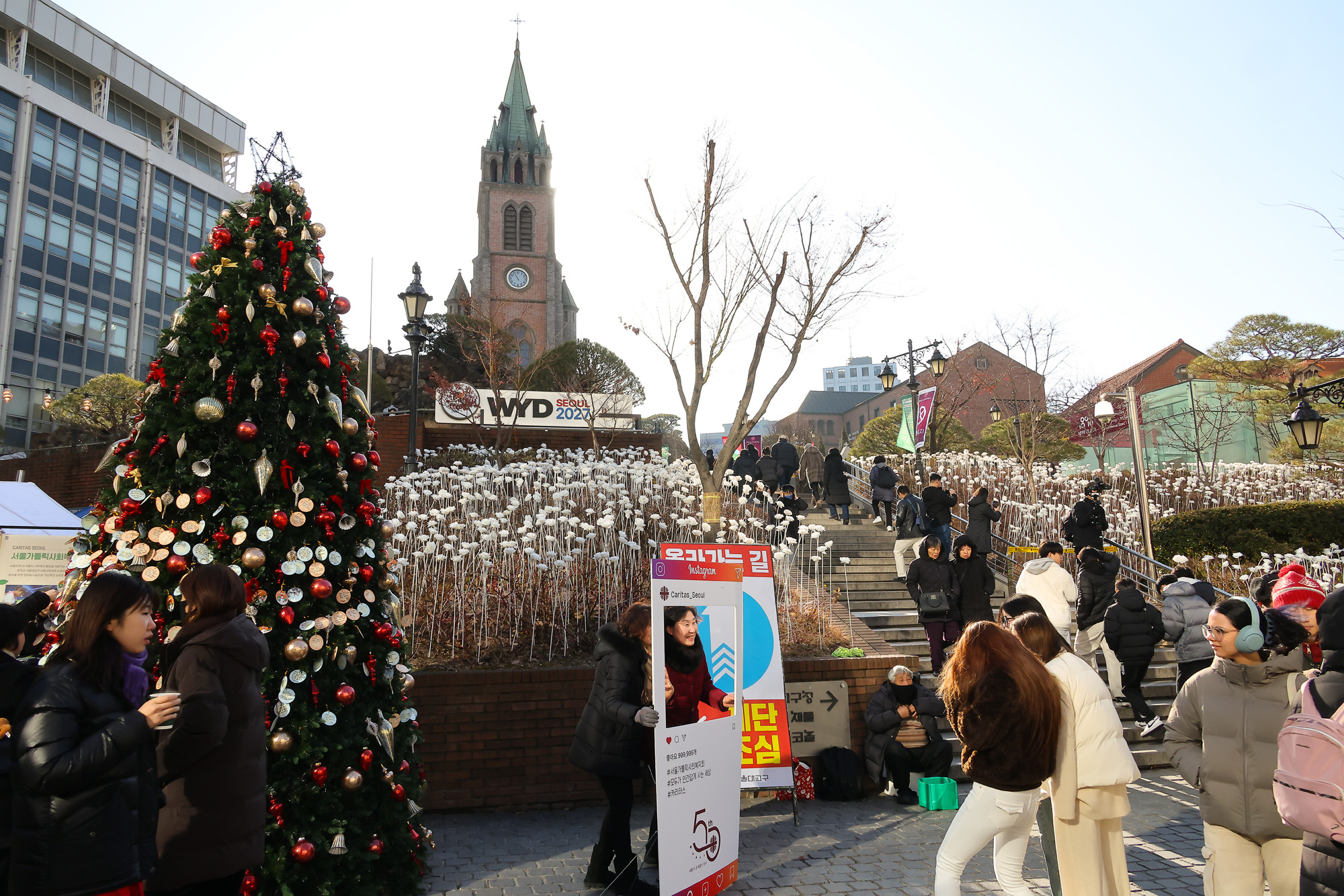 명동성당;성탄절;미사;예수;구유;크리스마스
