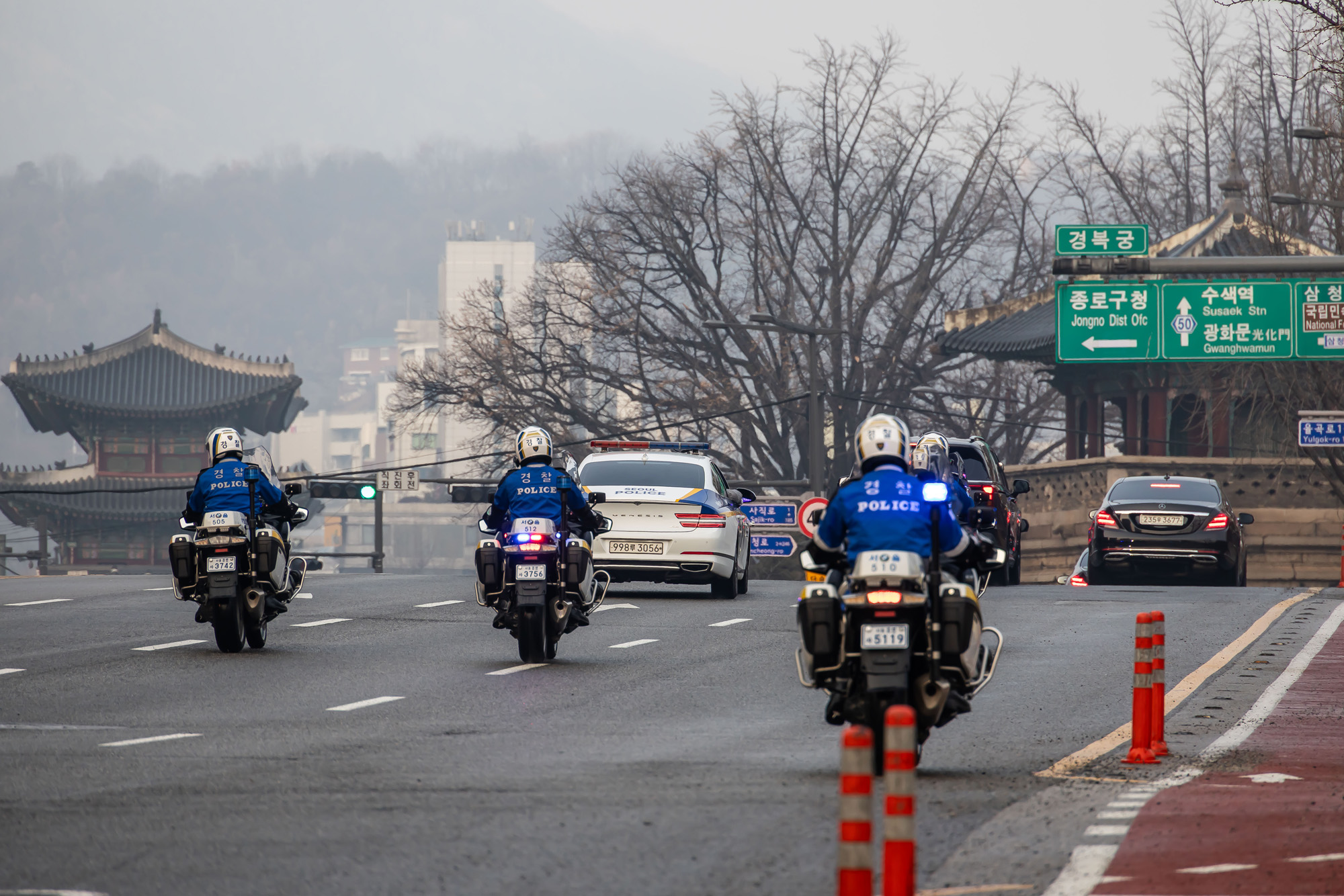 정치;정부;이재명정부;이재명대통령;이재명대통령출근;이재명대통령청와대출근;청와대출근차량행렬