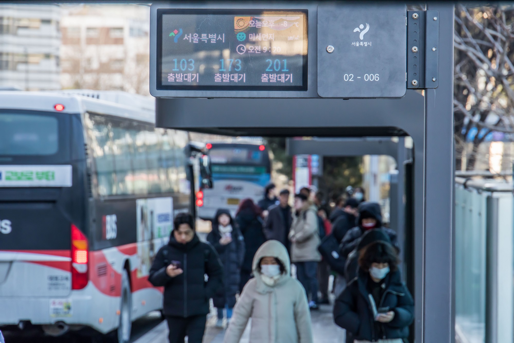 사회;세태;파업;노조파업;서울시내버스노동조합전면파업;서울시내버스파업;서울시내버스노조파업;서울역버스환승센터