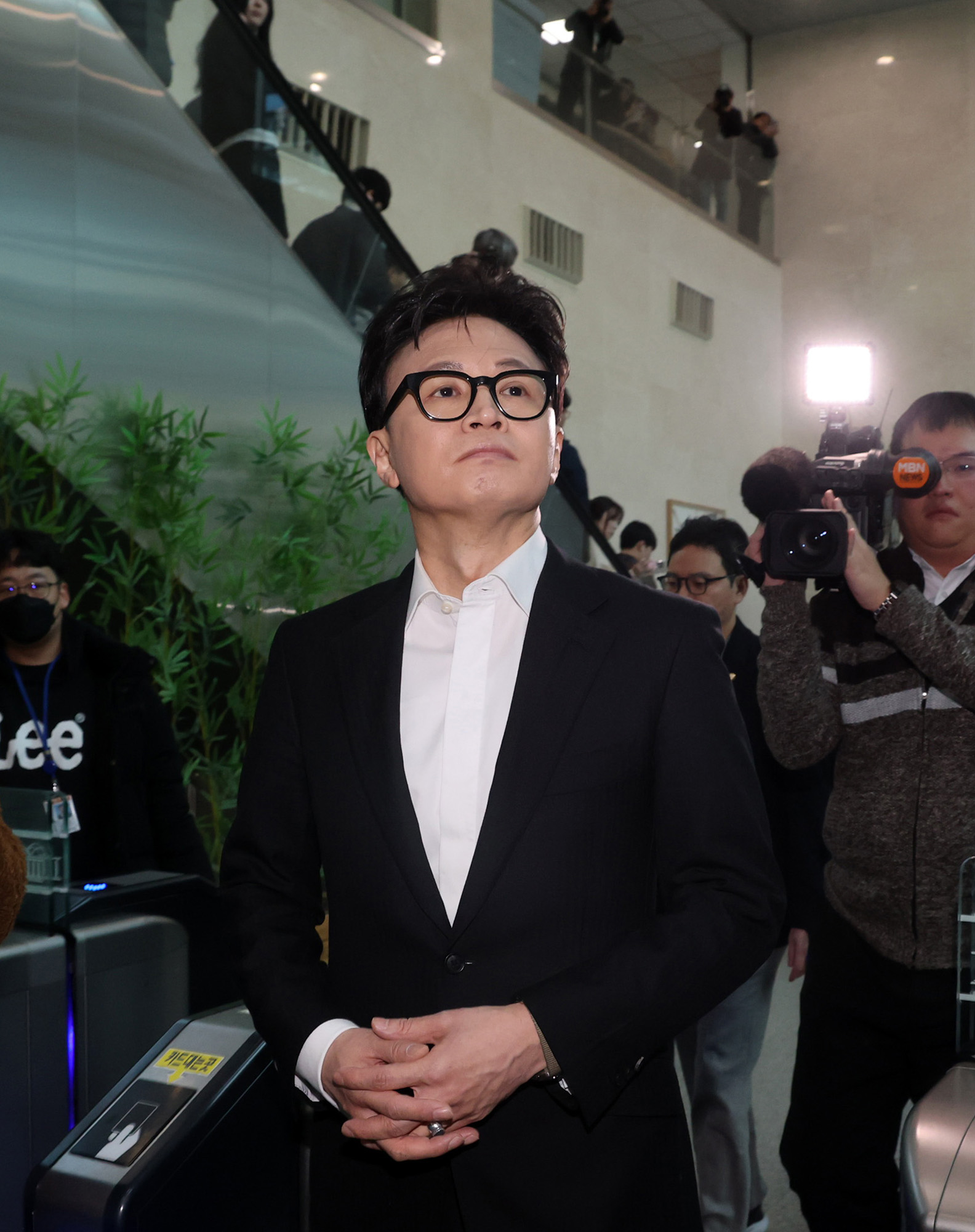 정치;국회;소통관;한동훈;제명;기자회견