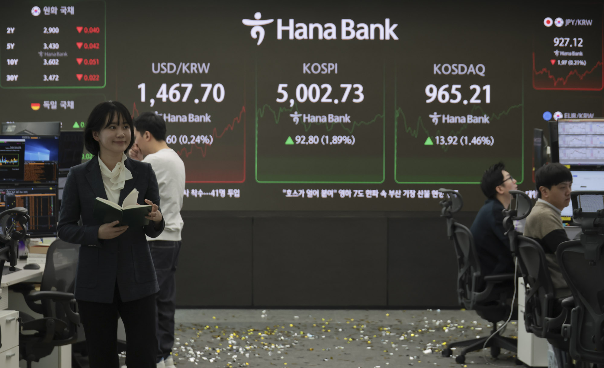 코스피지수;5천;오천;코스피5000;코스피5천;하나은행