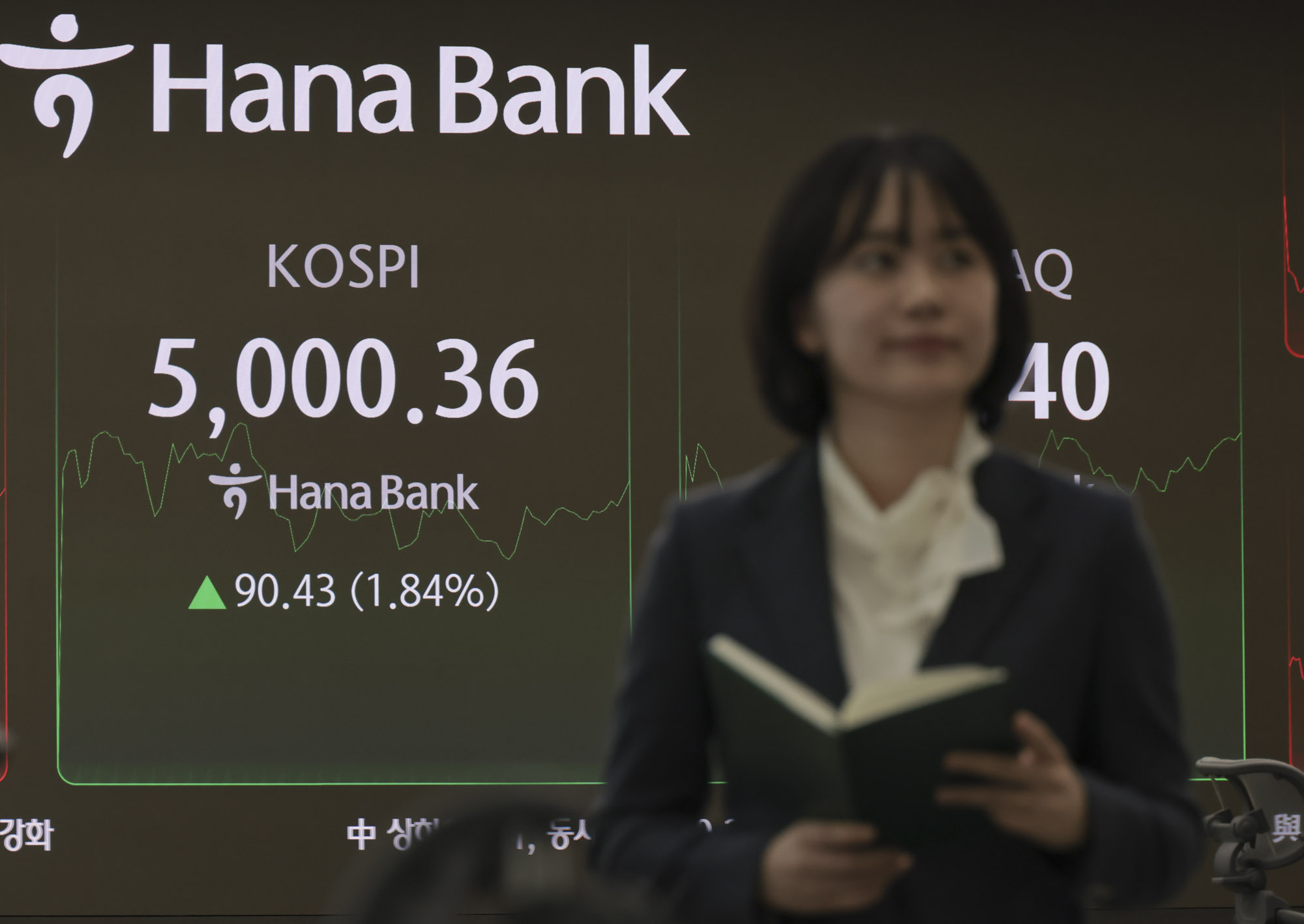 코스피지수;5천;오천;코스피5000;코스피5천;하나은행