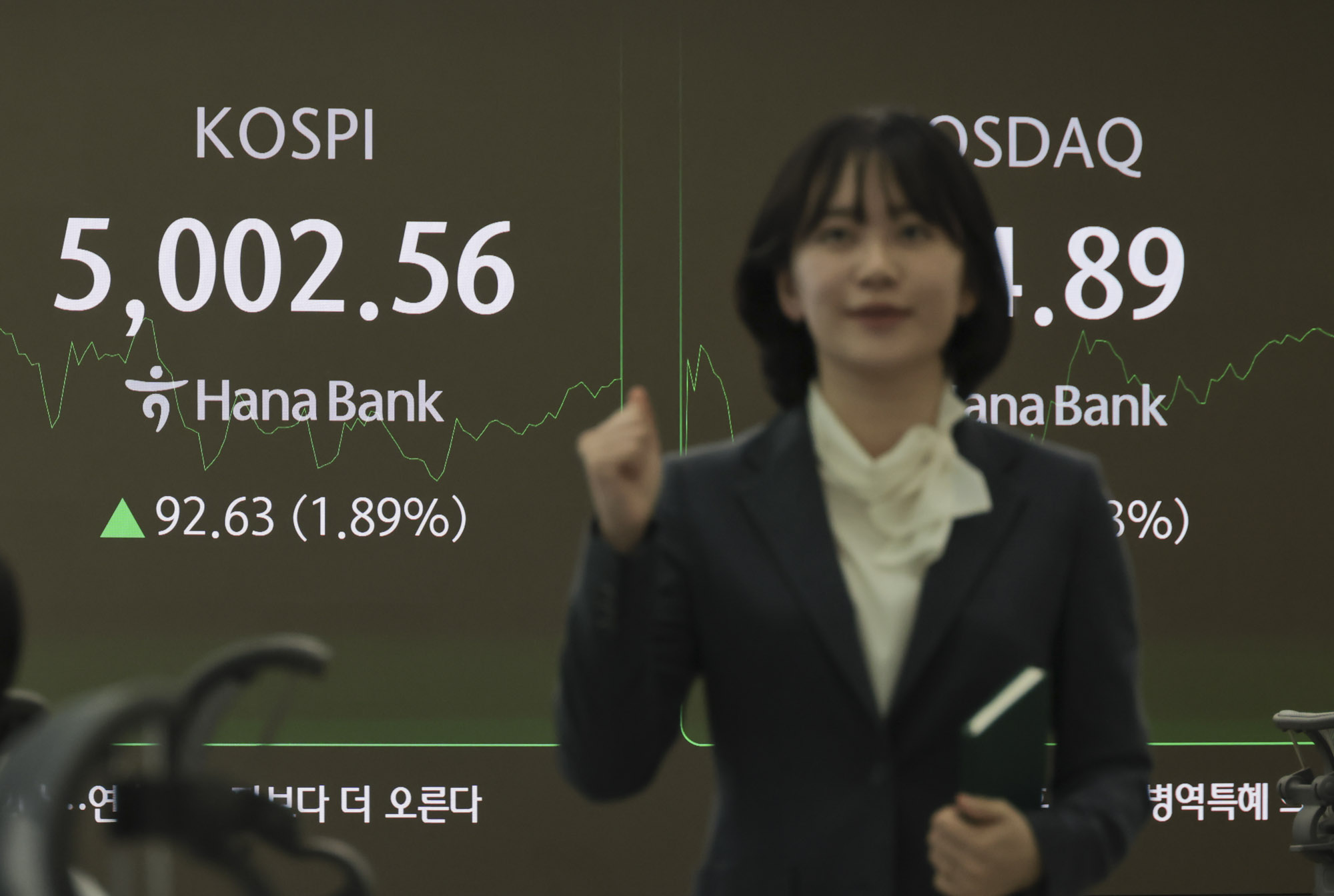 코스피지수;5천;오천;코스피5000;코스피5천;하나은행