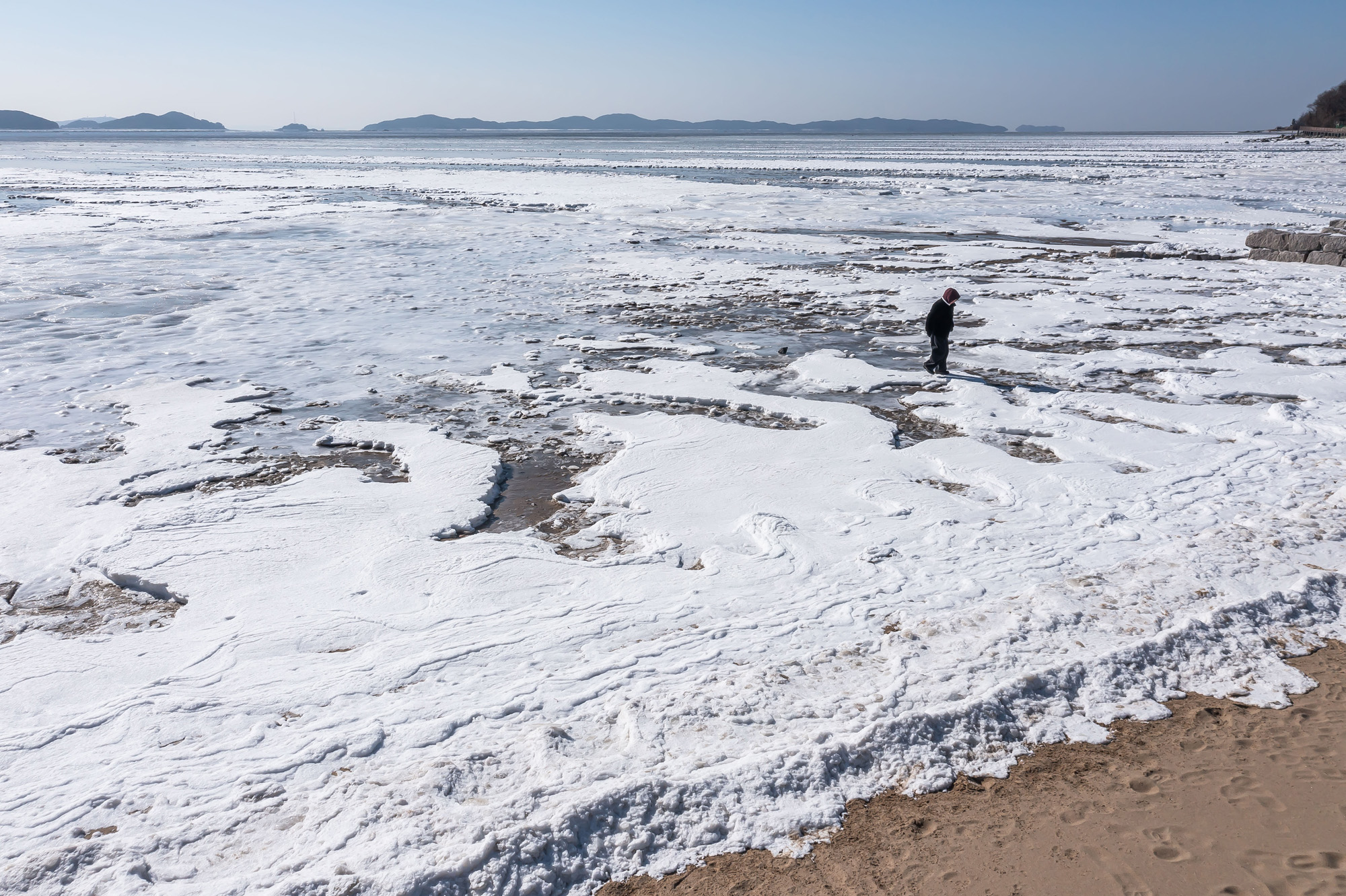 사회;세태;계절스케치;한파스케치;겨울스케치;겨울한파;동막해변한파;동막해수욕장한파