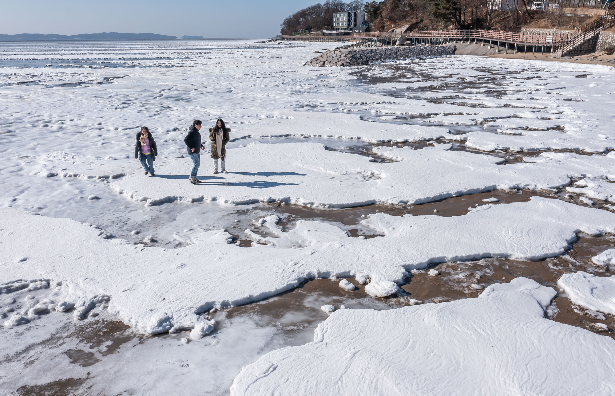 사회;세태;계절스케치;한파스케치;겨울스케치;겨울한파;동막해변한파;동막해수욕장한파